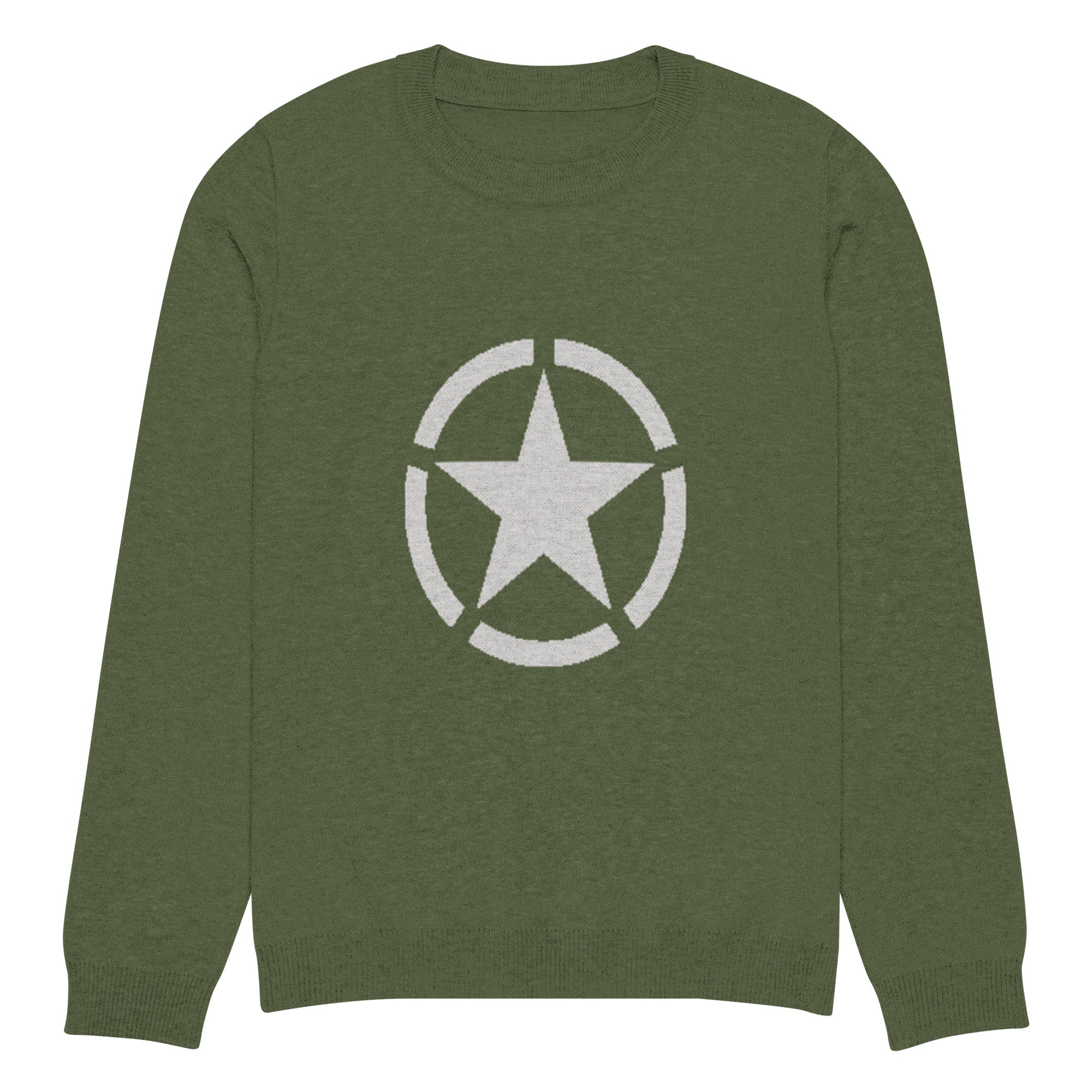 WW2 Circled Star Knitted Sweater