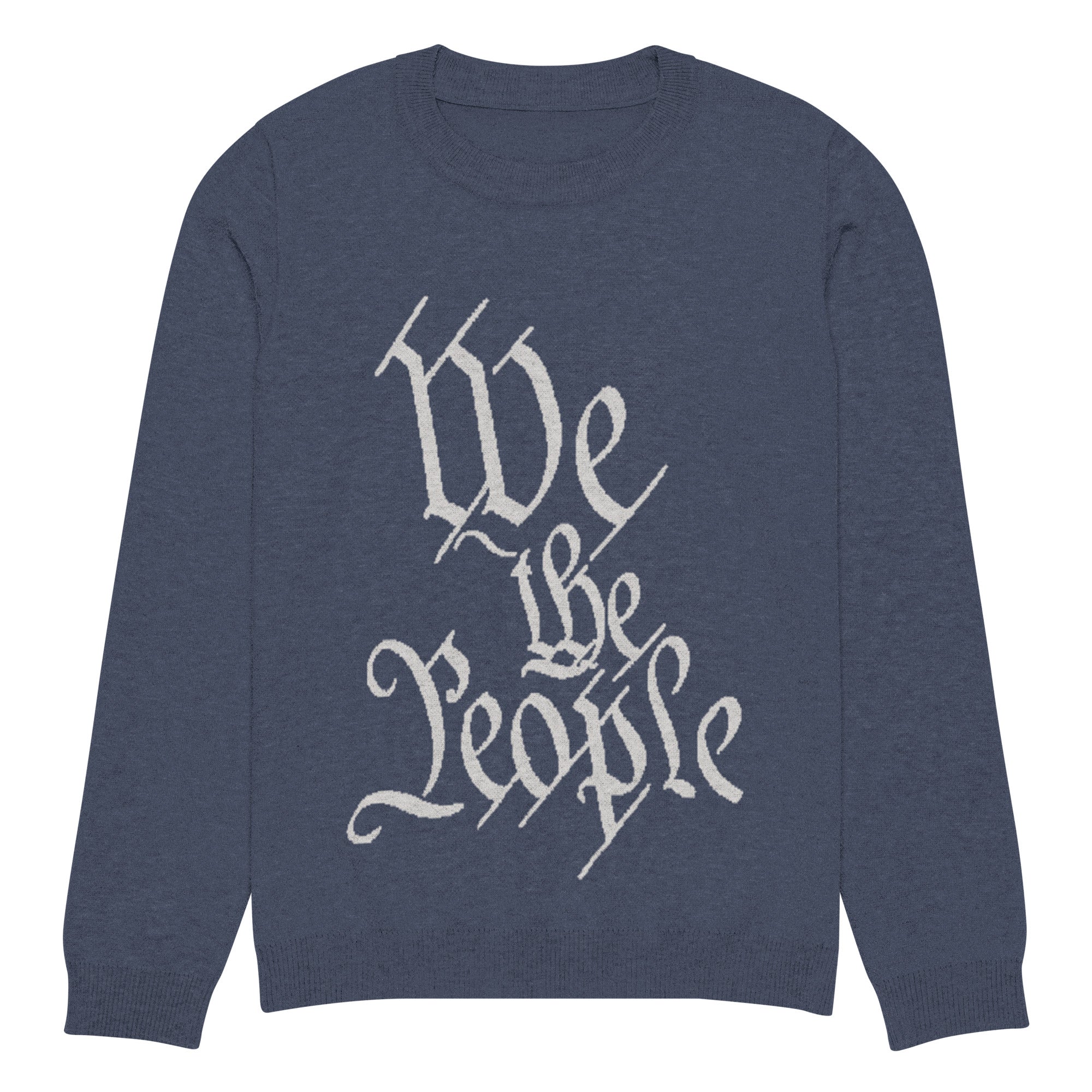 We the People Knitted Crew Neck Sweater