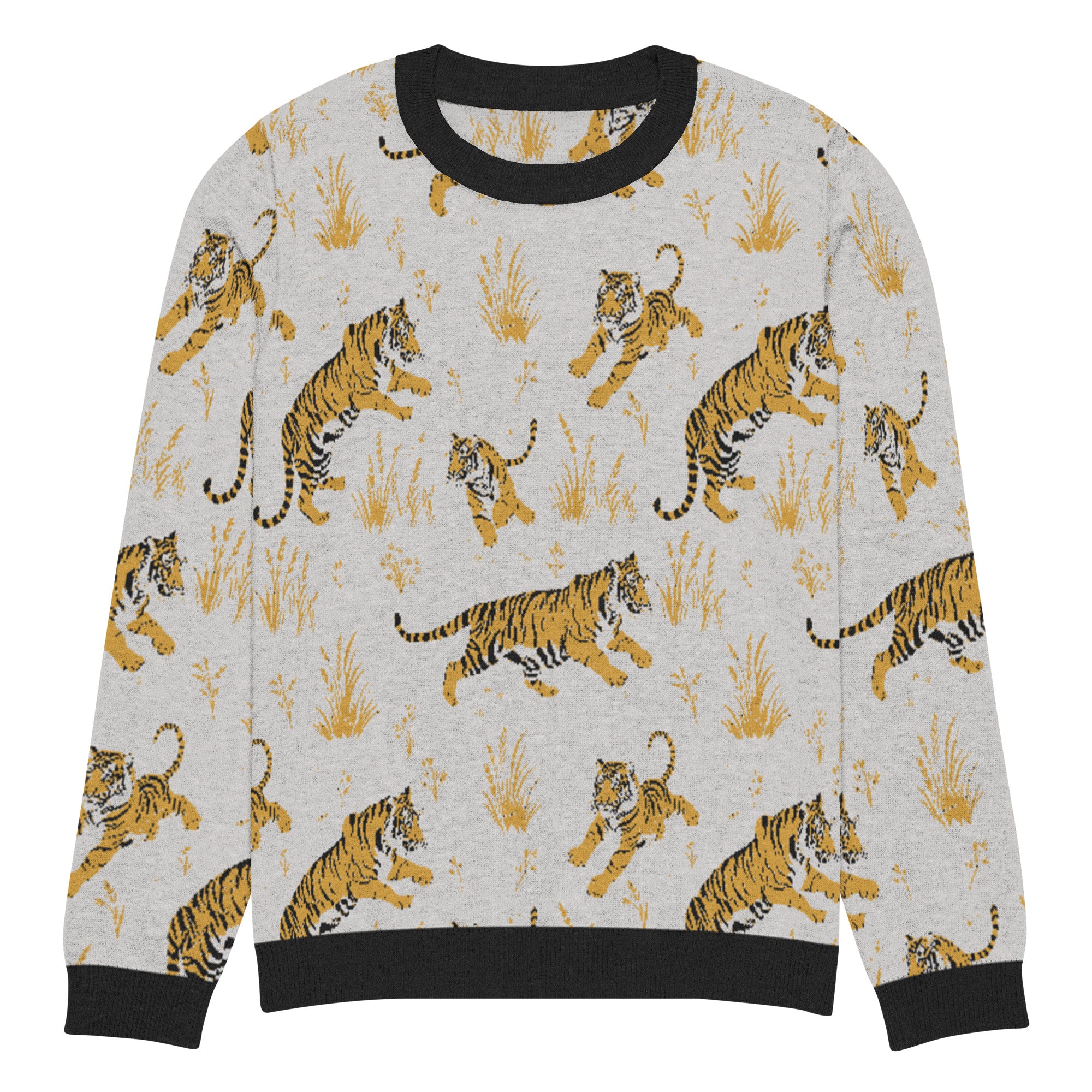 Tigers Knitted Crew Neck Sweater