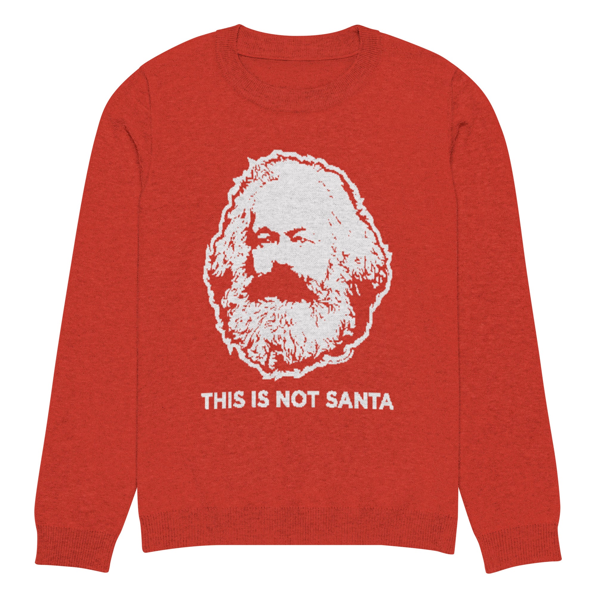 This Is Not Santa Karl Marx Knitted Sweater