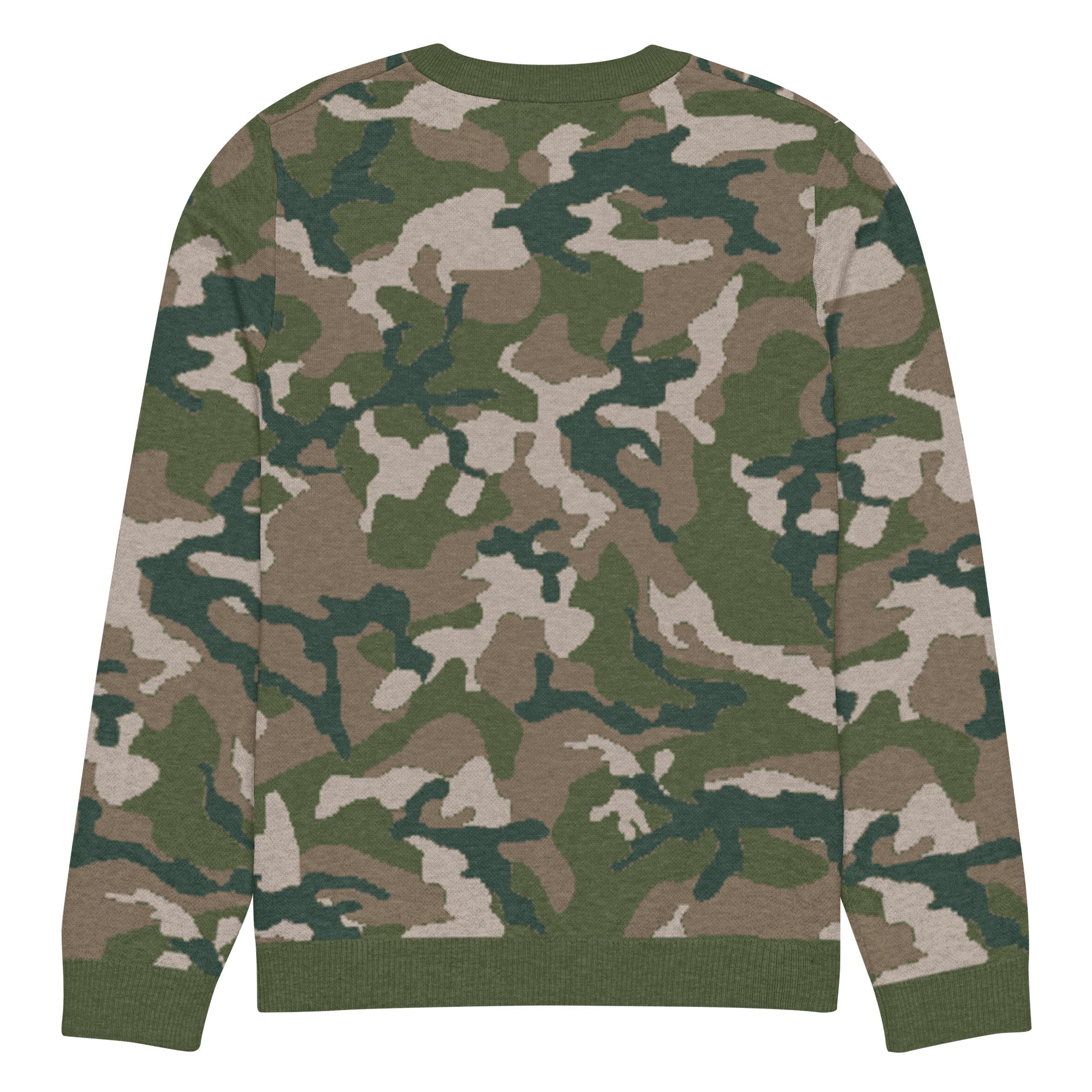 Woodland M81 Camo Knitted Crew Neck Sweater