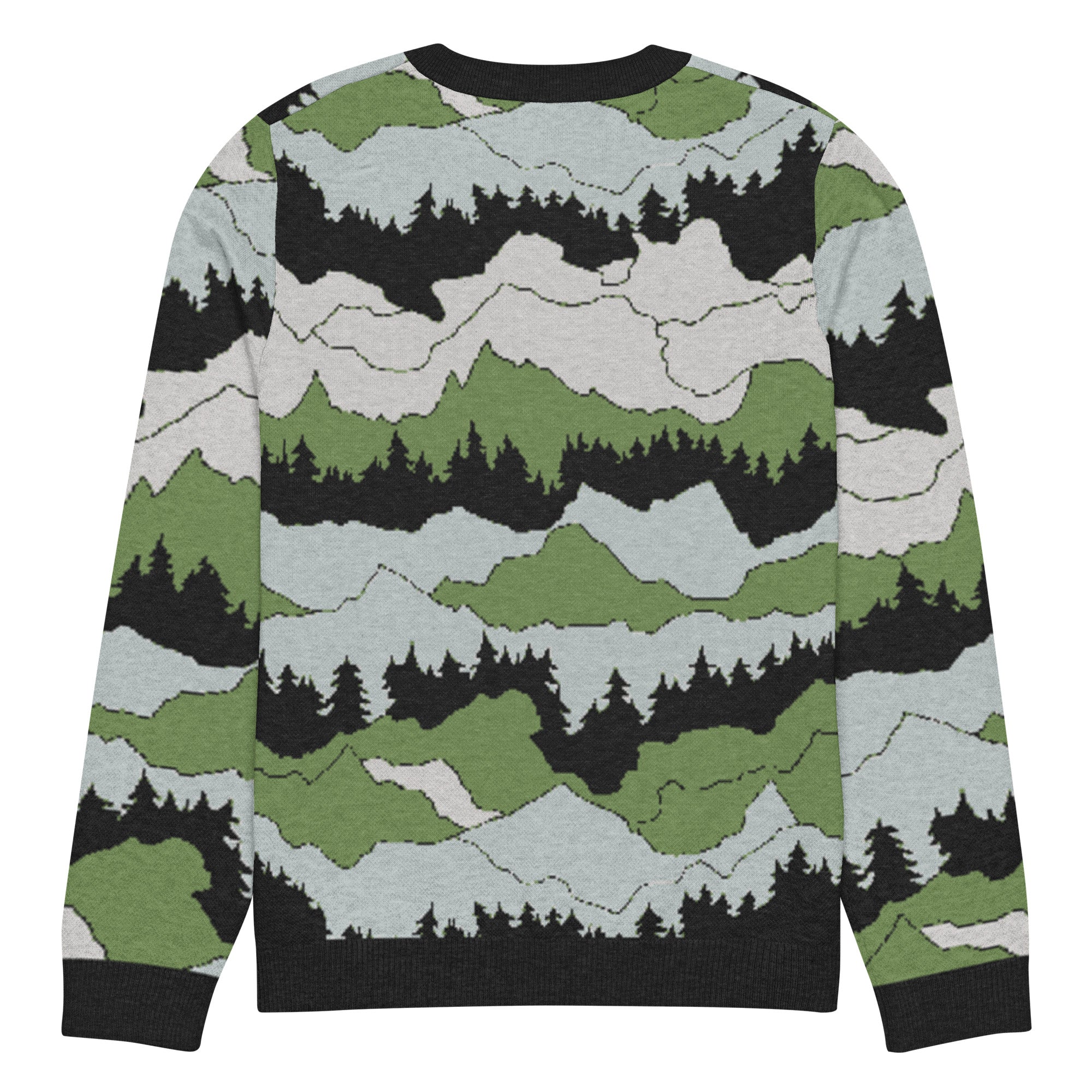 Echo Ridge Knitted Crew Neck Sweater