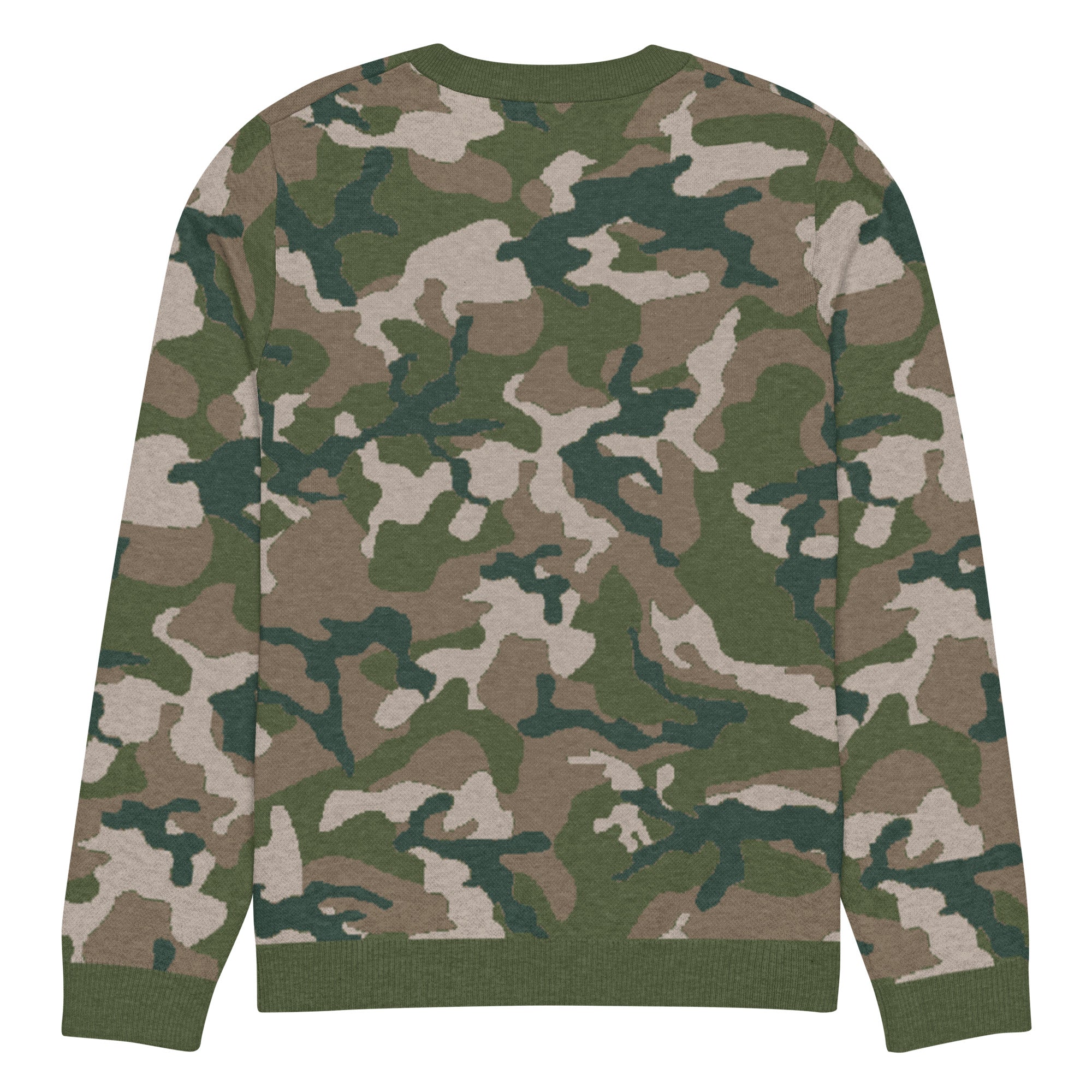 Woodland M81 Camo Knitted Crew Neck Sweater