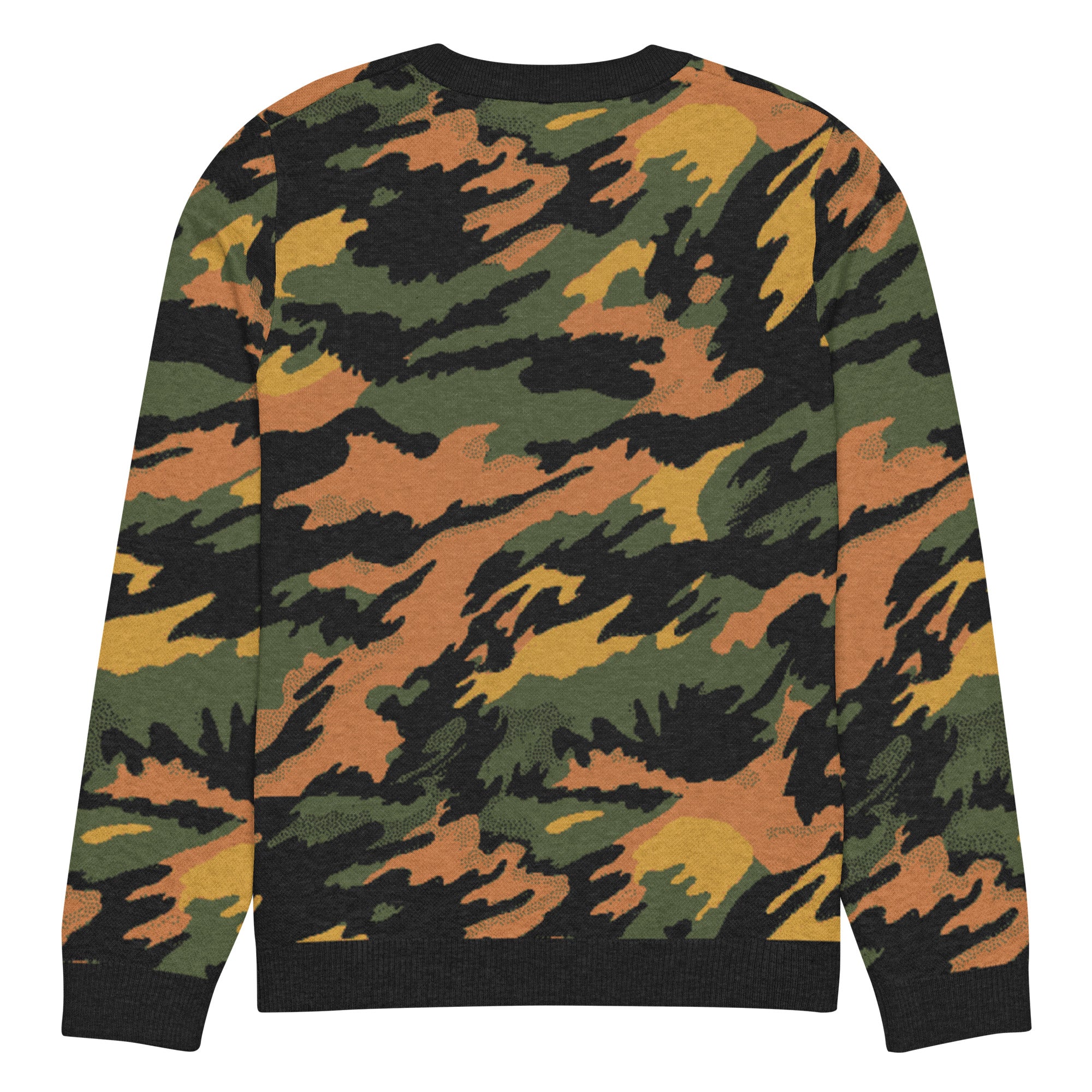 Autumn Resistance Knitted Pullover Recon Sweater