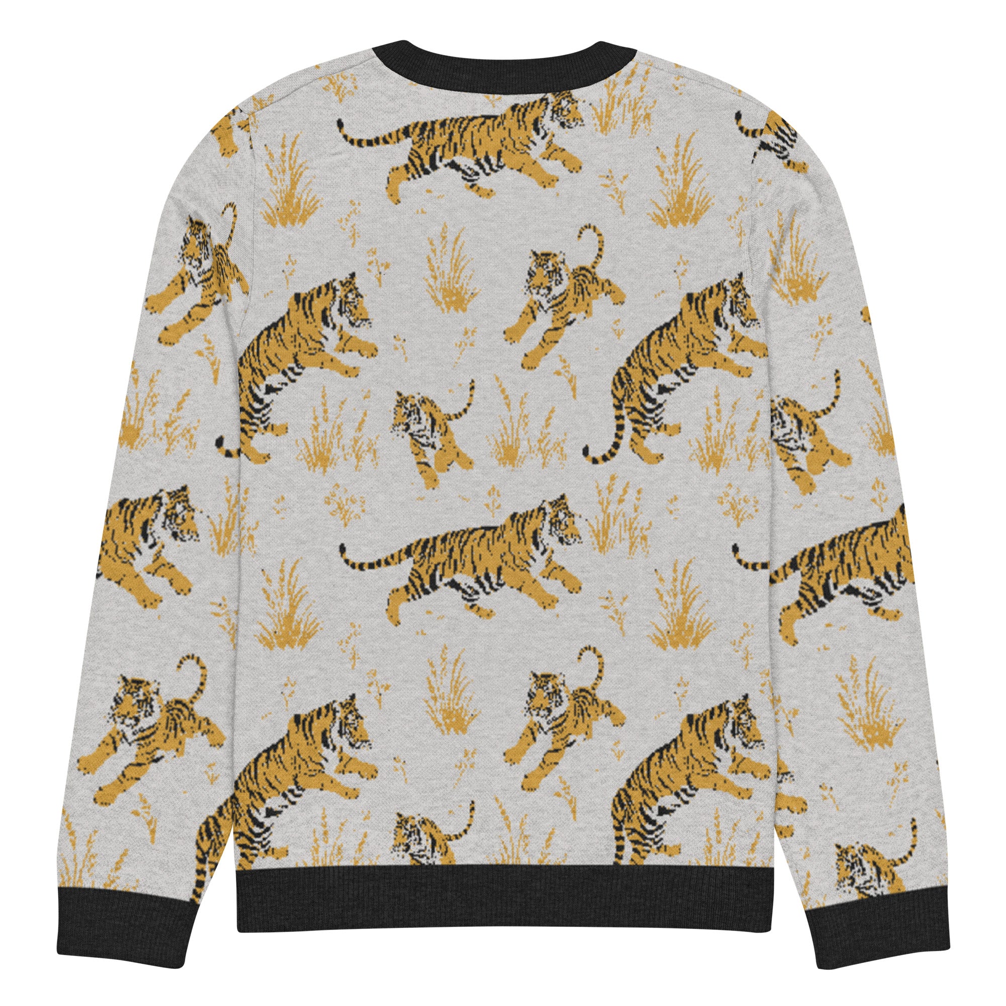 Tigers Knitted Crew Neck Sweater