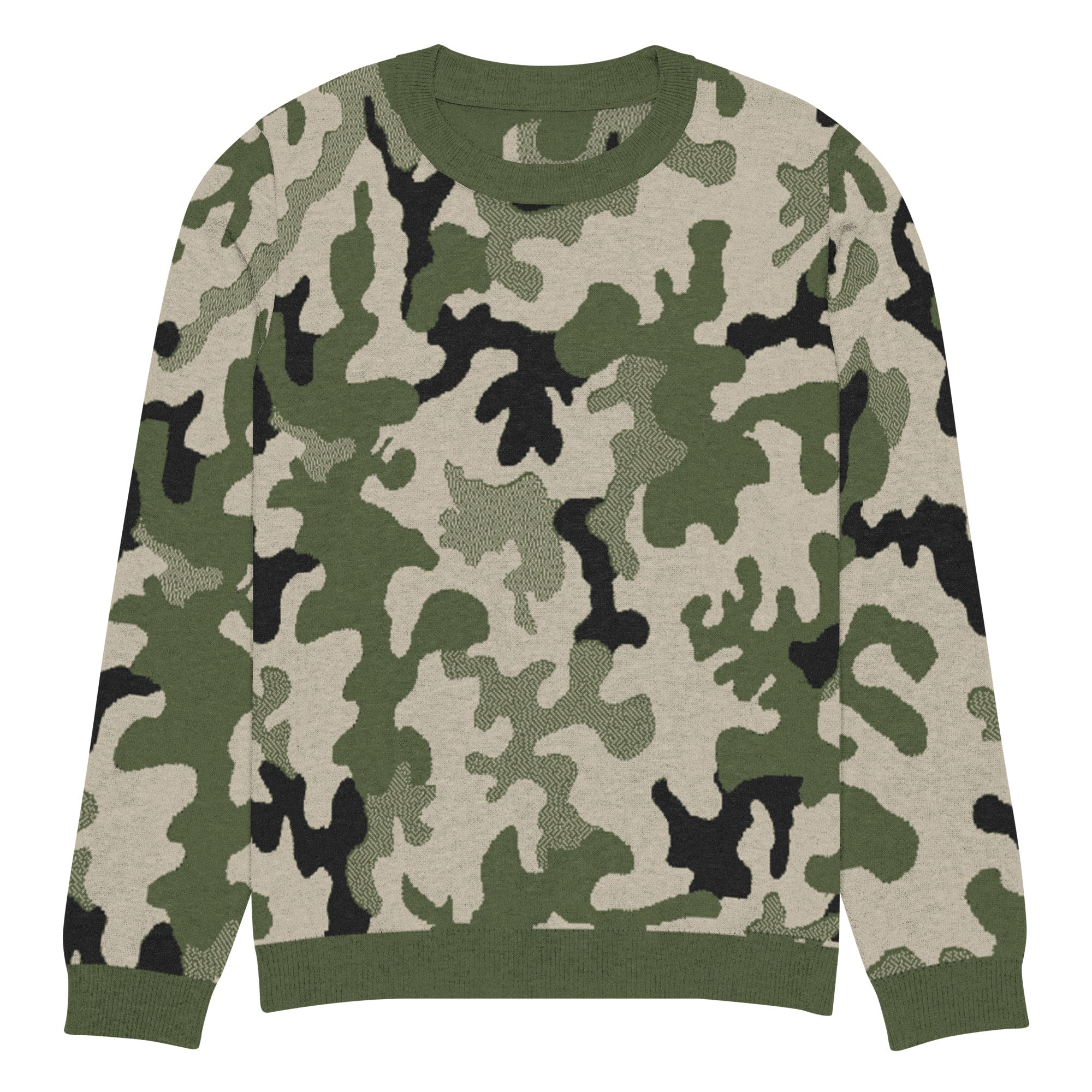 Outpost Camo Knitted Pullover Sweater