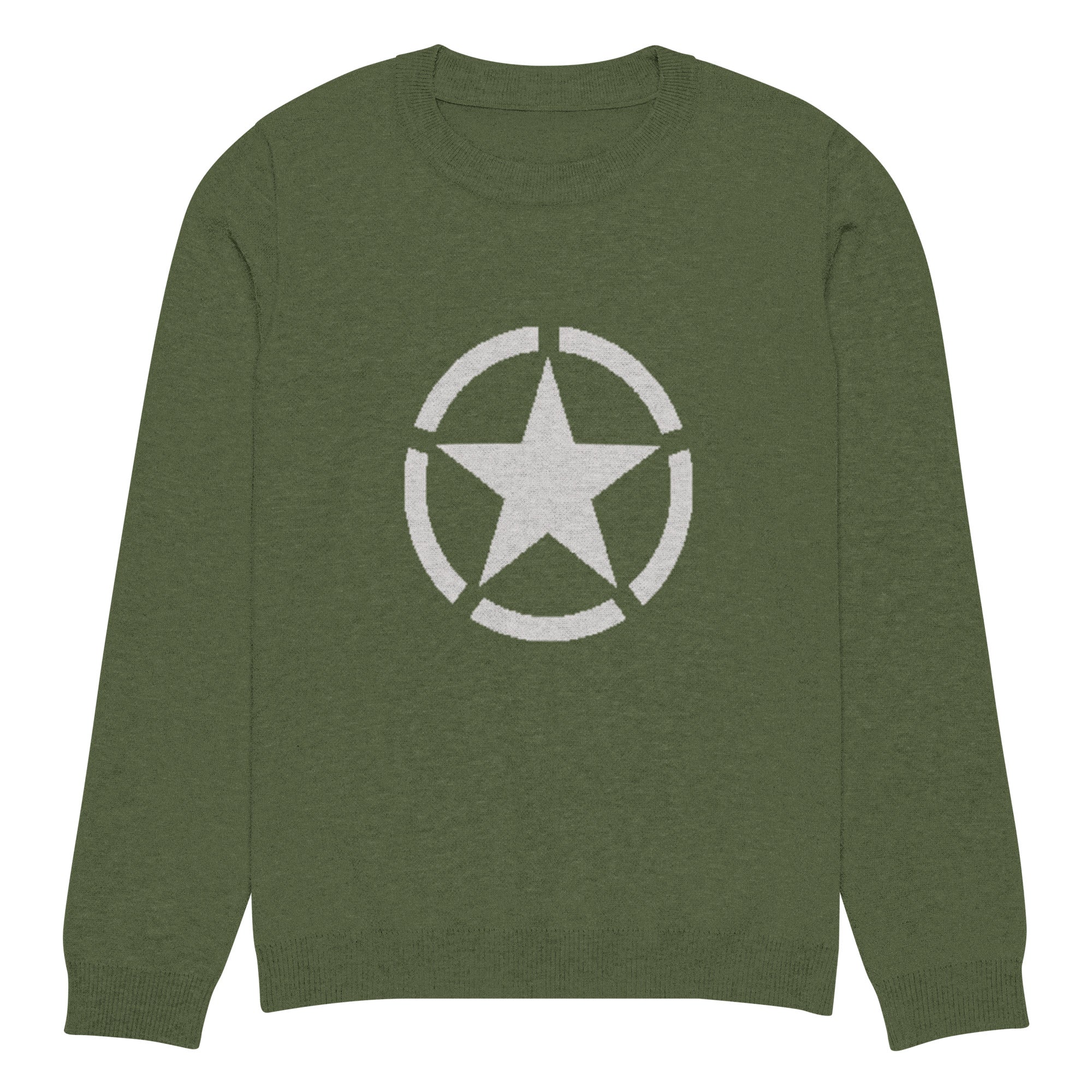 WW2 Circled Star Knitted Sweater