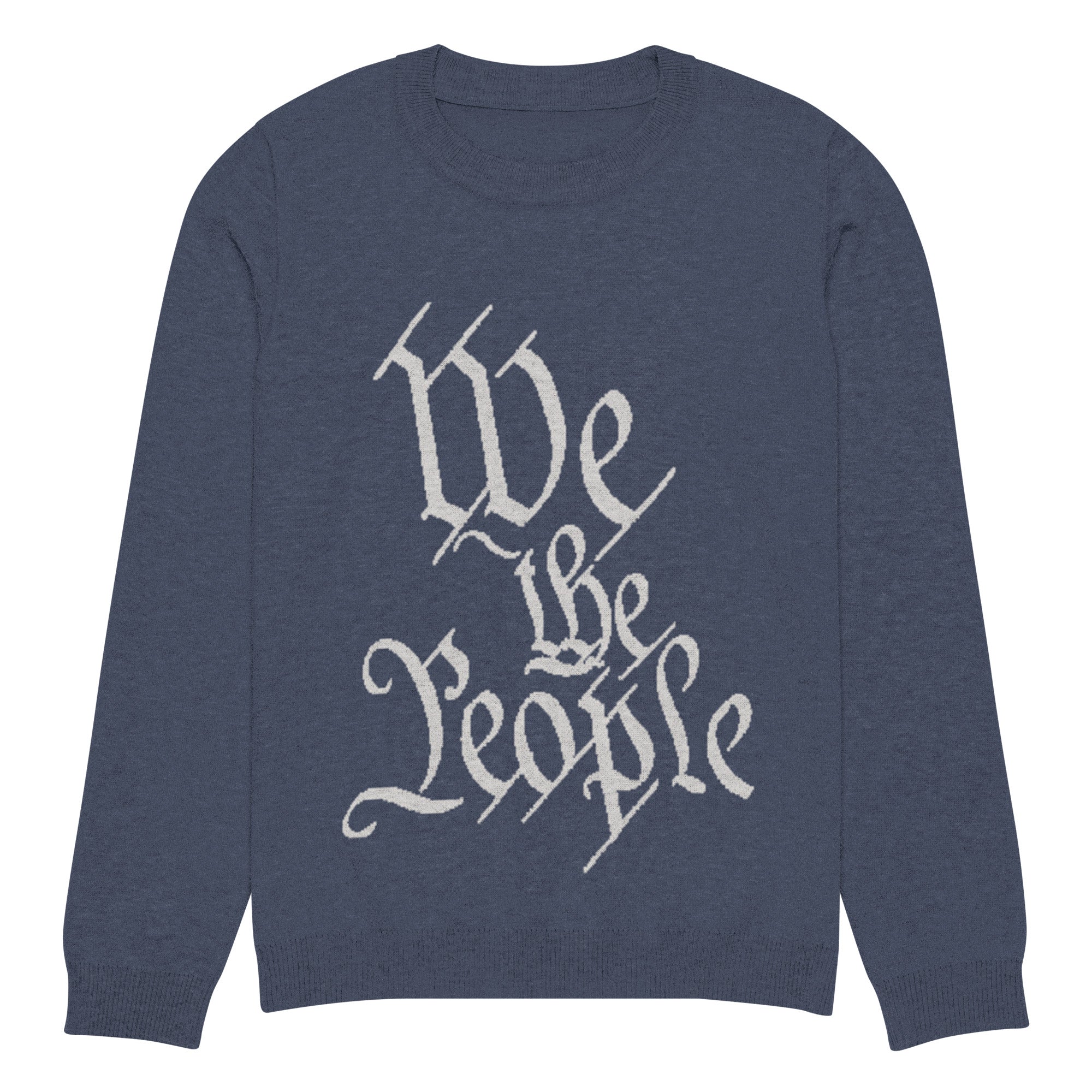 We the People Knitted Crew Neck Sweater