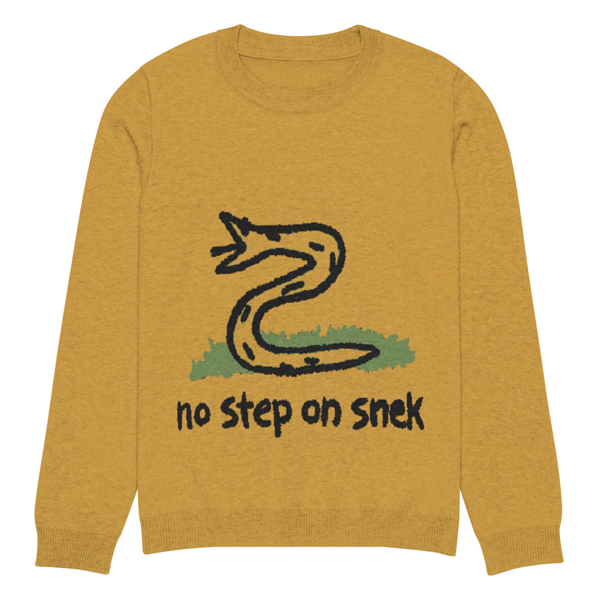 No Step on Snek Knitted Sweater