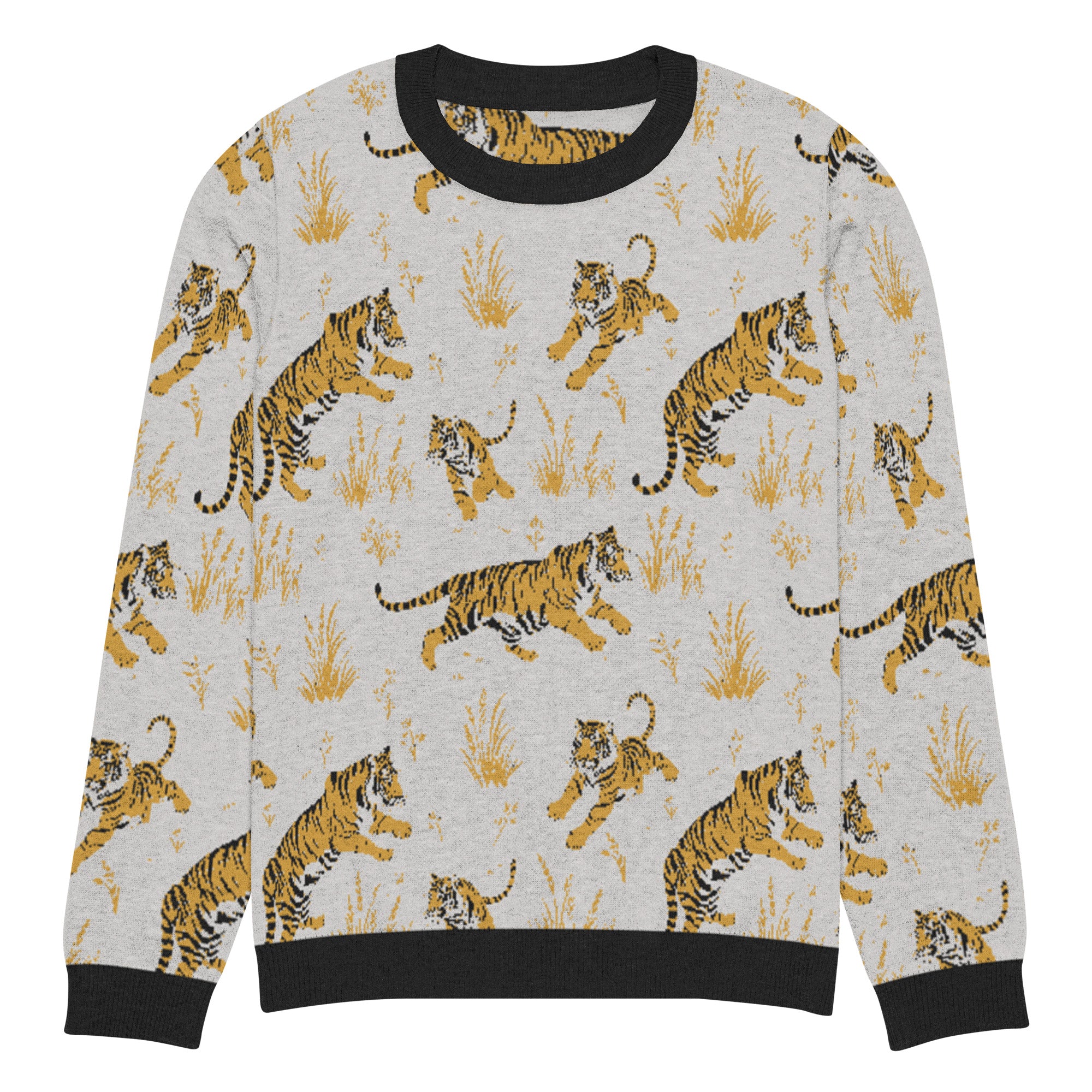 Tigers Knitted Crew Neck Sweater