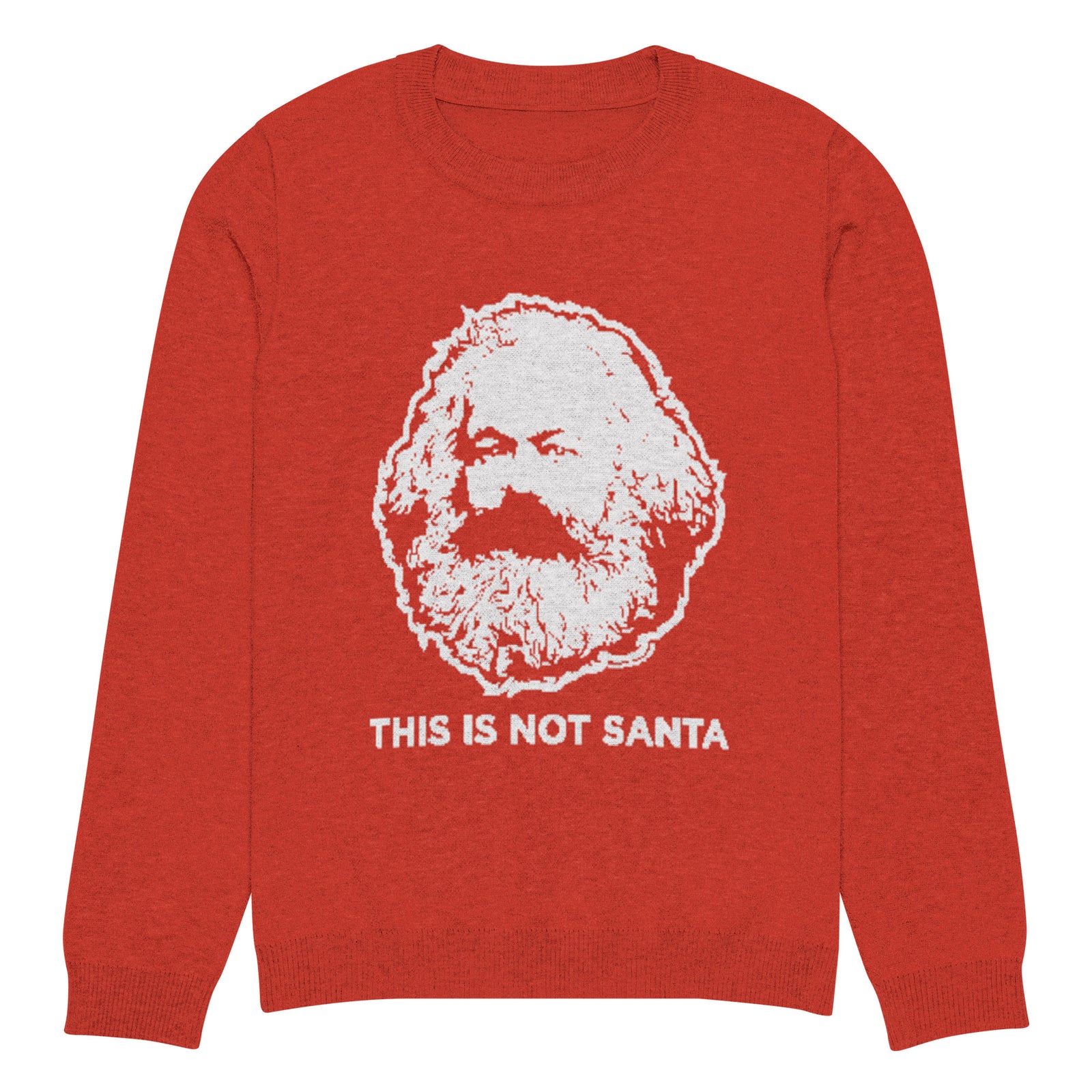 This Is Not Santa Karl Marx Knitted Sweater