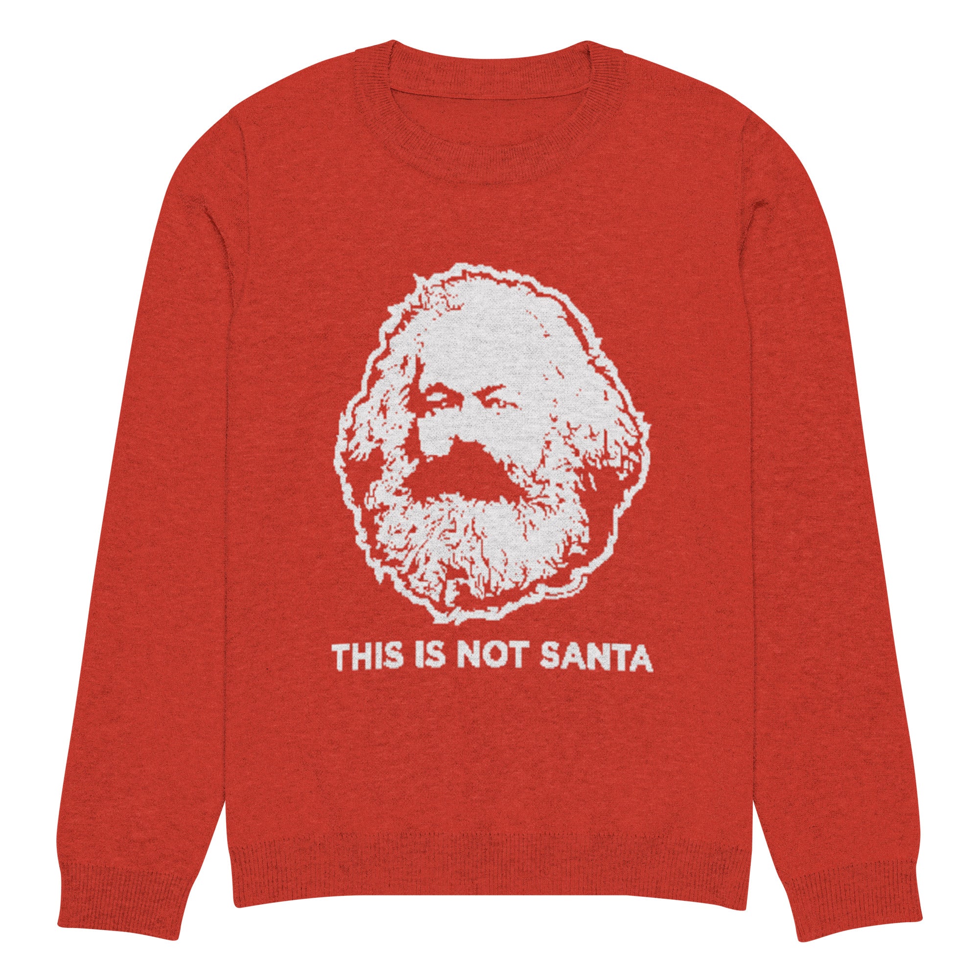 This Is Not Santa Karl Marx Knitted Sweater