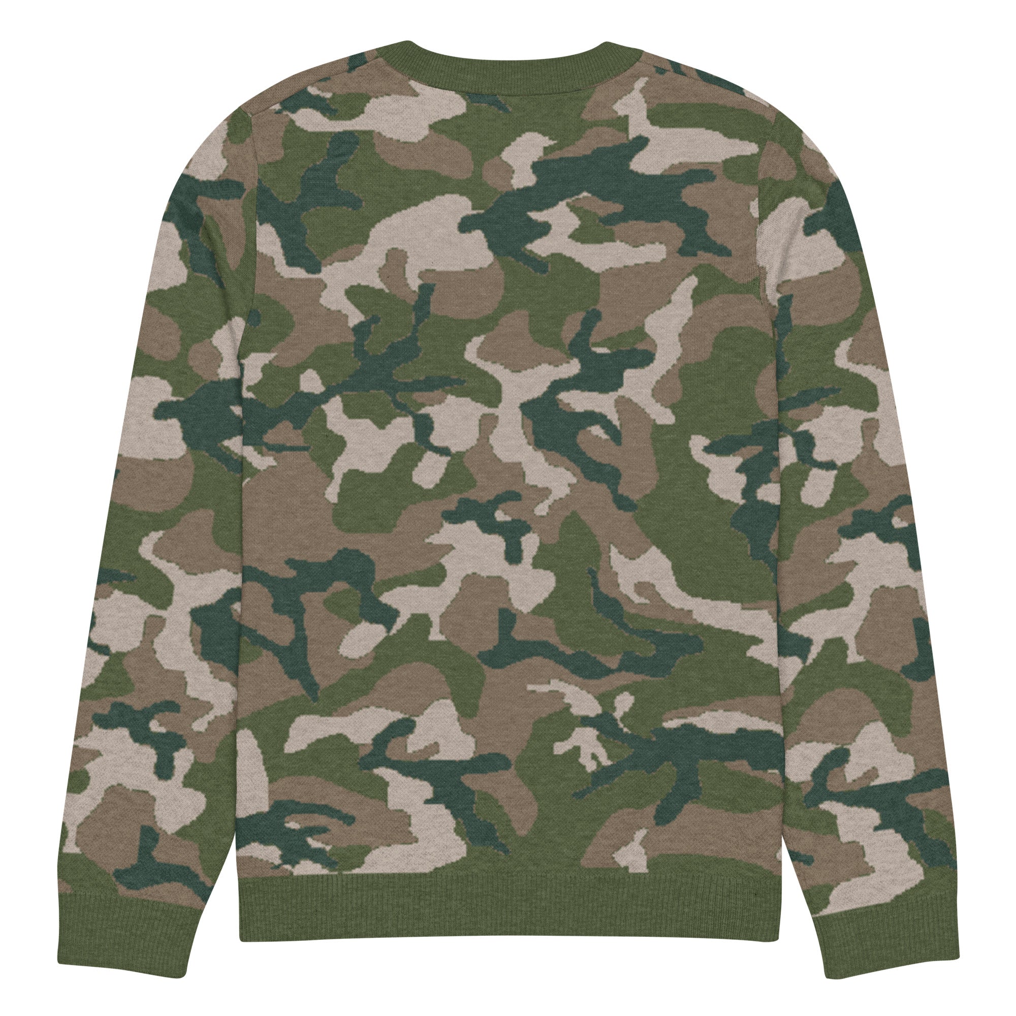 Woodland M81 Camo Knitted Crew Neck Sweater