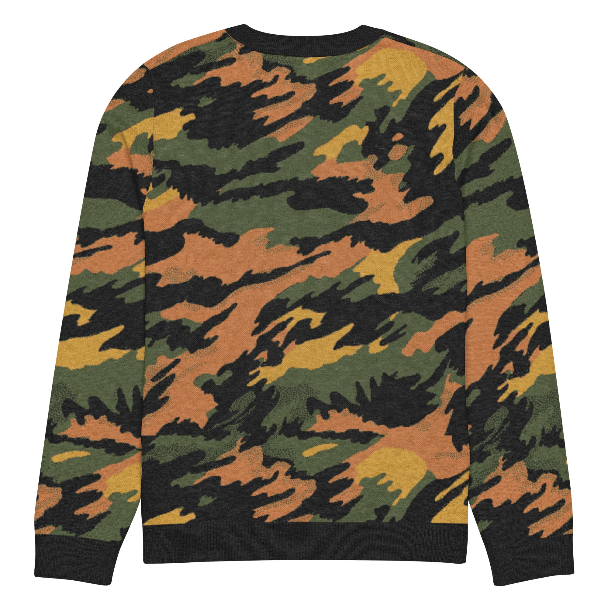 Autumn Resistance Knitted Pullover Recon Sweater