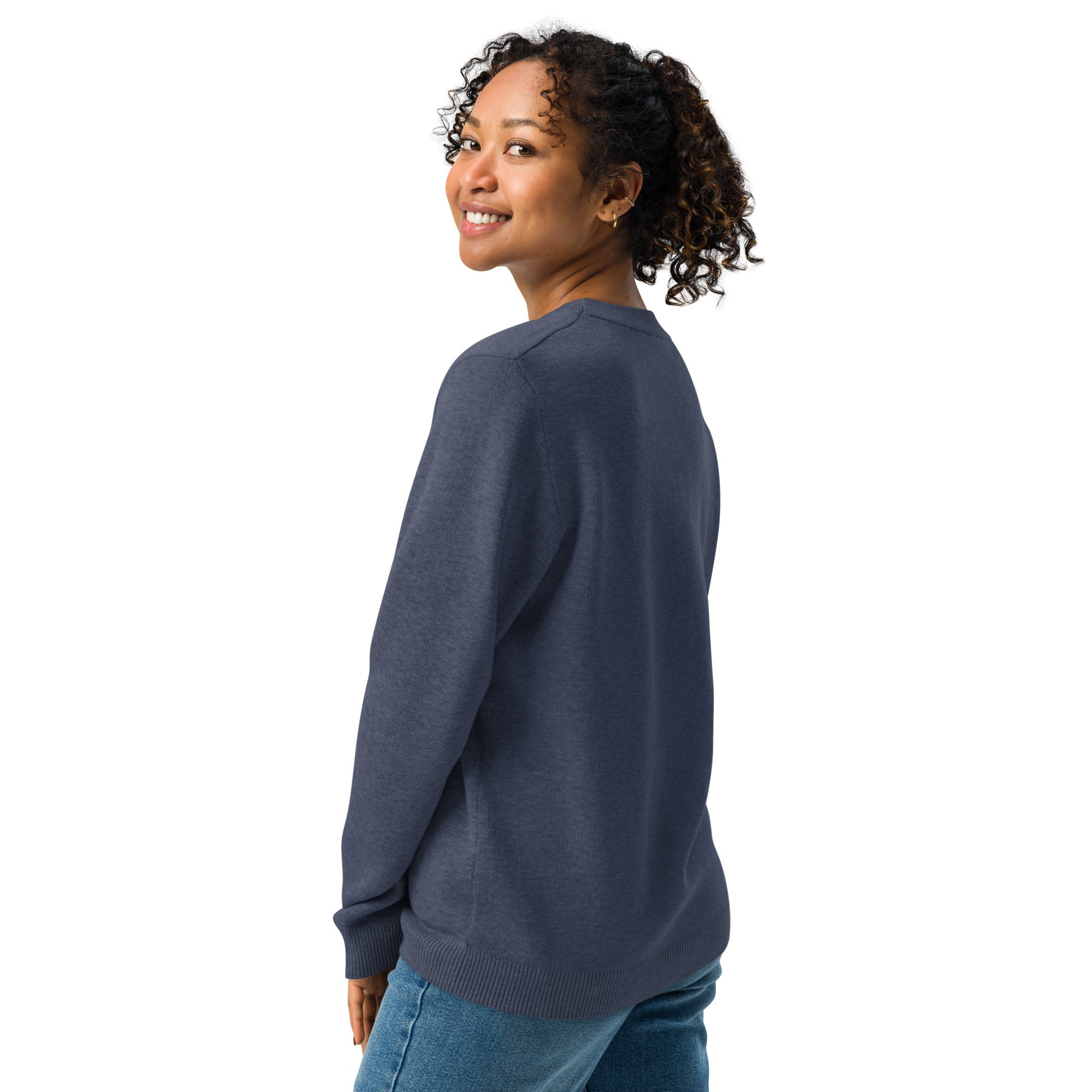 Betsy Ross Stars Knitted Crew Neck Sweater