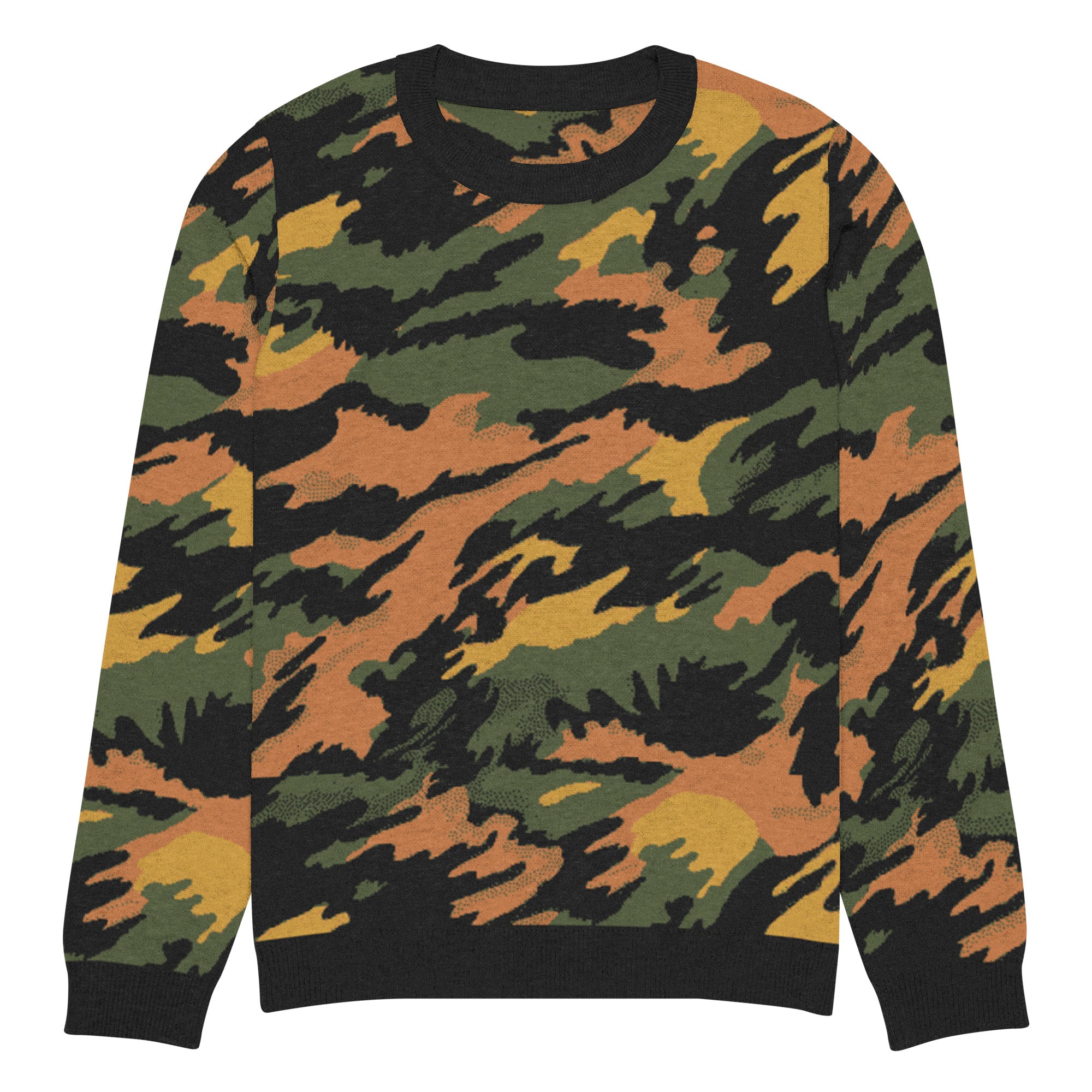 Autumn Resistance Knitted Pullover Recon Sweater