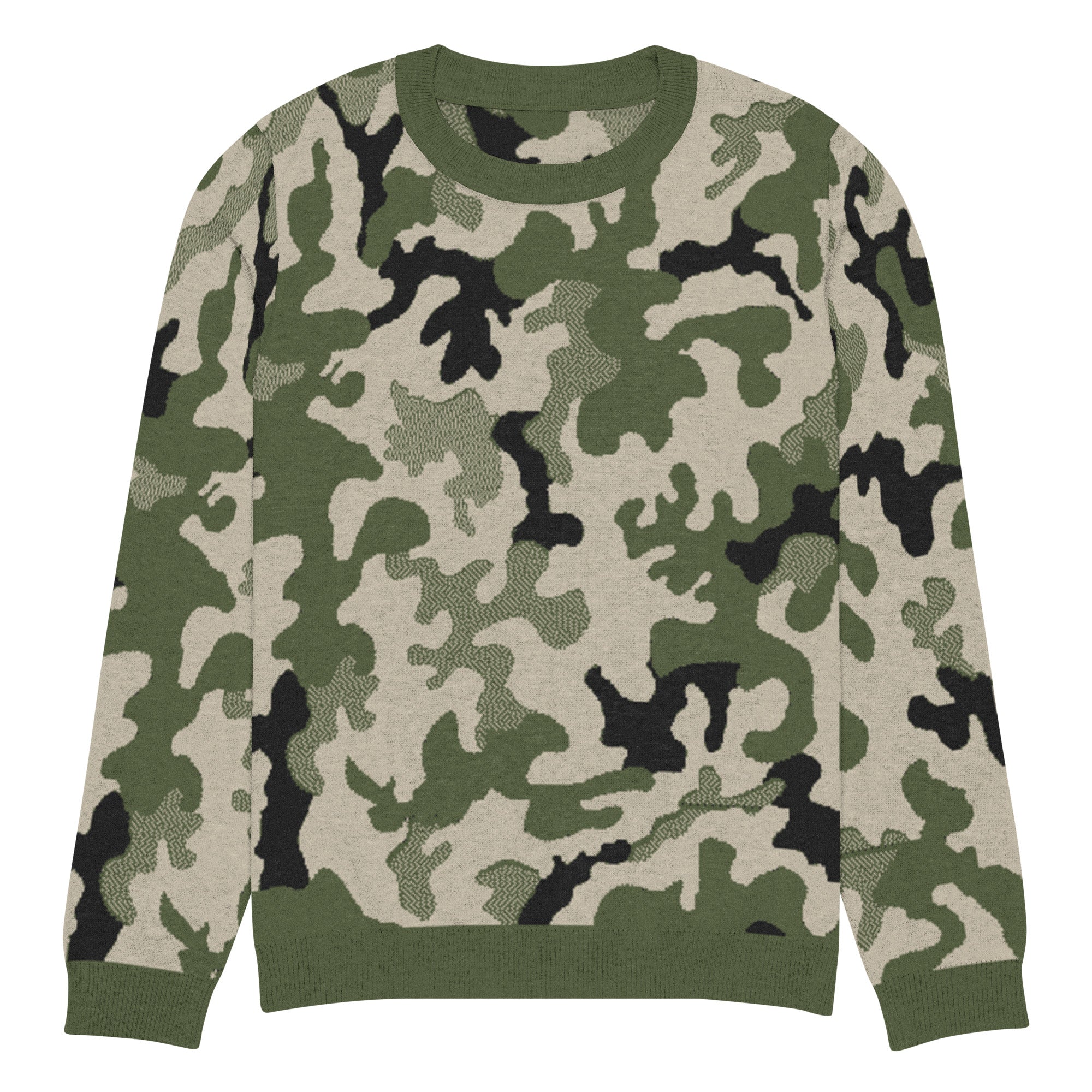 Outpost Camo Knitted Pullover Sweater