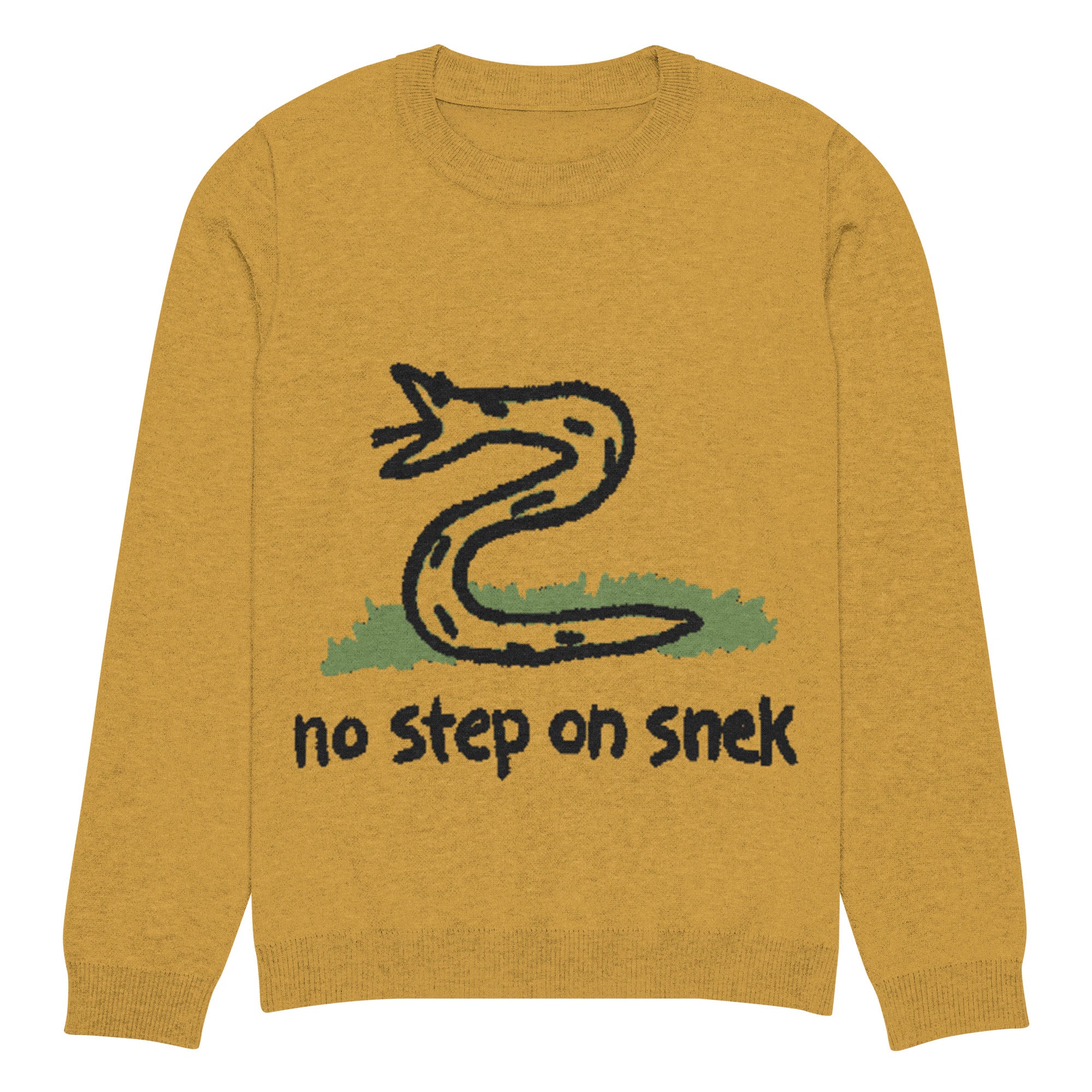 No Step on Snek Knitted Sweater