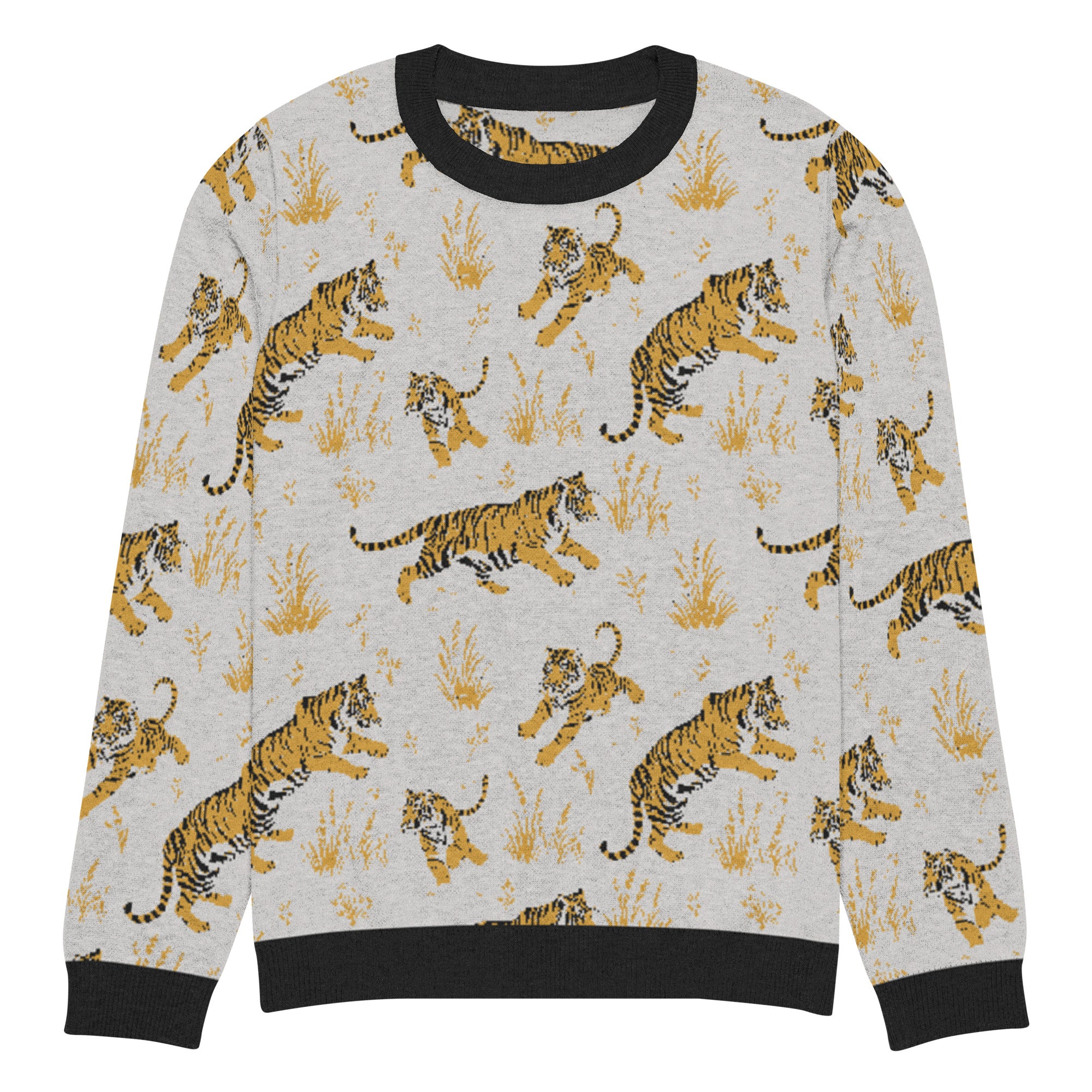 Tigers Knitted Crew Neck Sweater