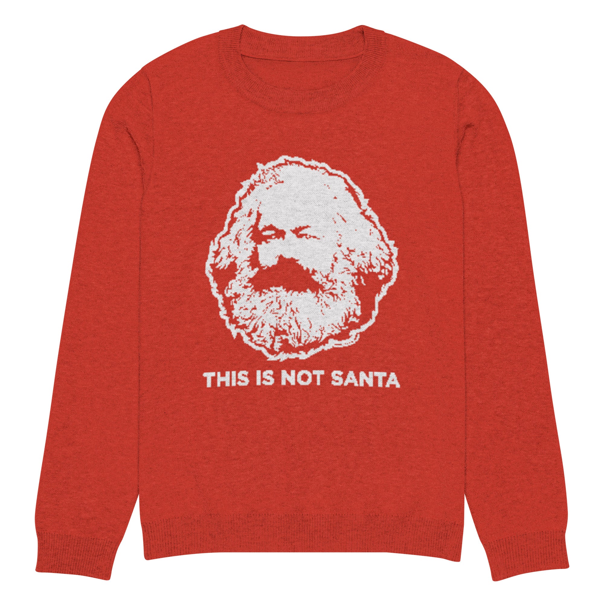 This Is Not Santa Karl Marx Knitted Sweater