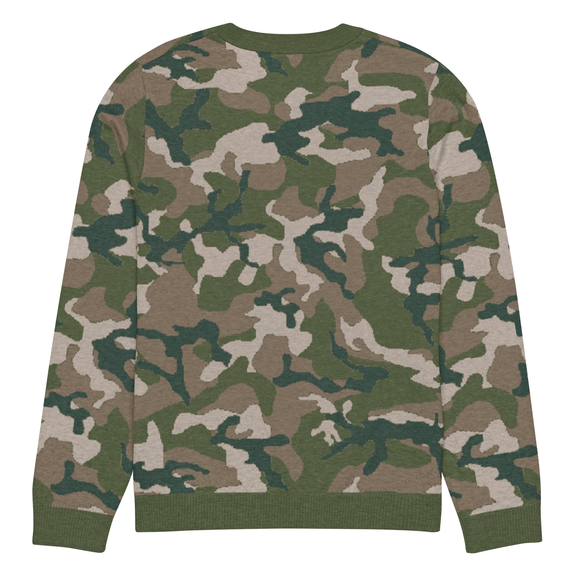 Woodland M81 Camo Knitted Crew Neck Sweater