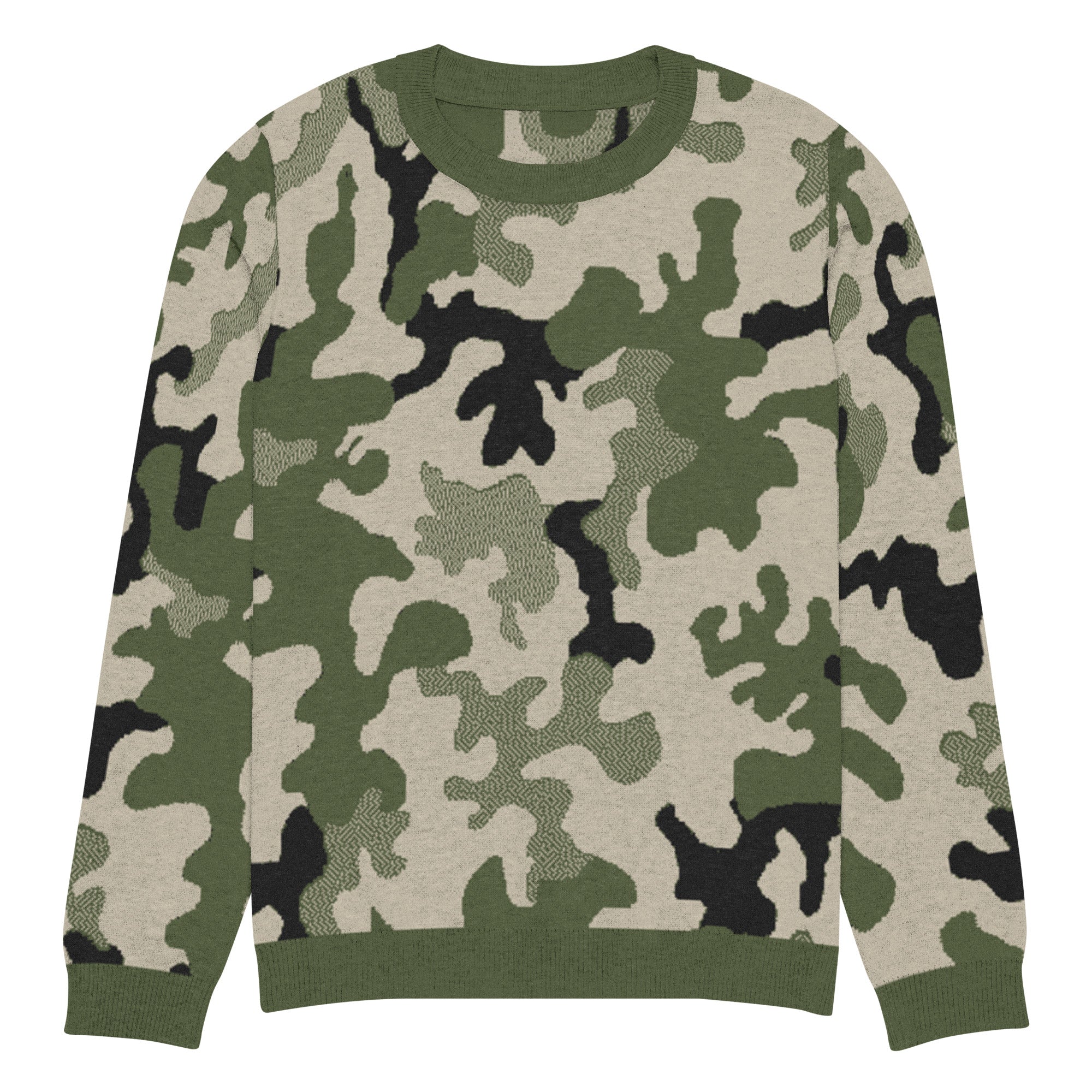 Outpost Camo Knitted Pullover Sweater