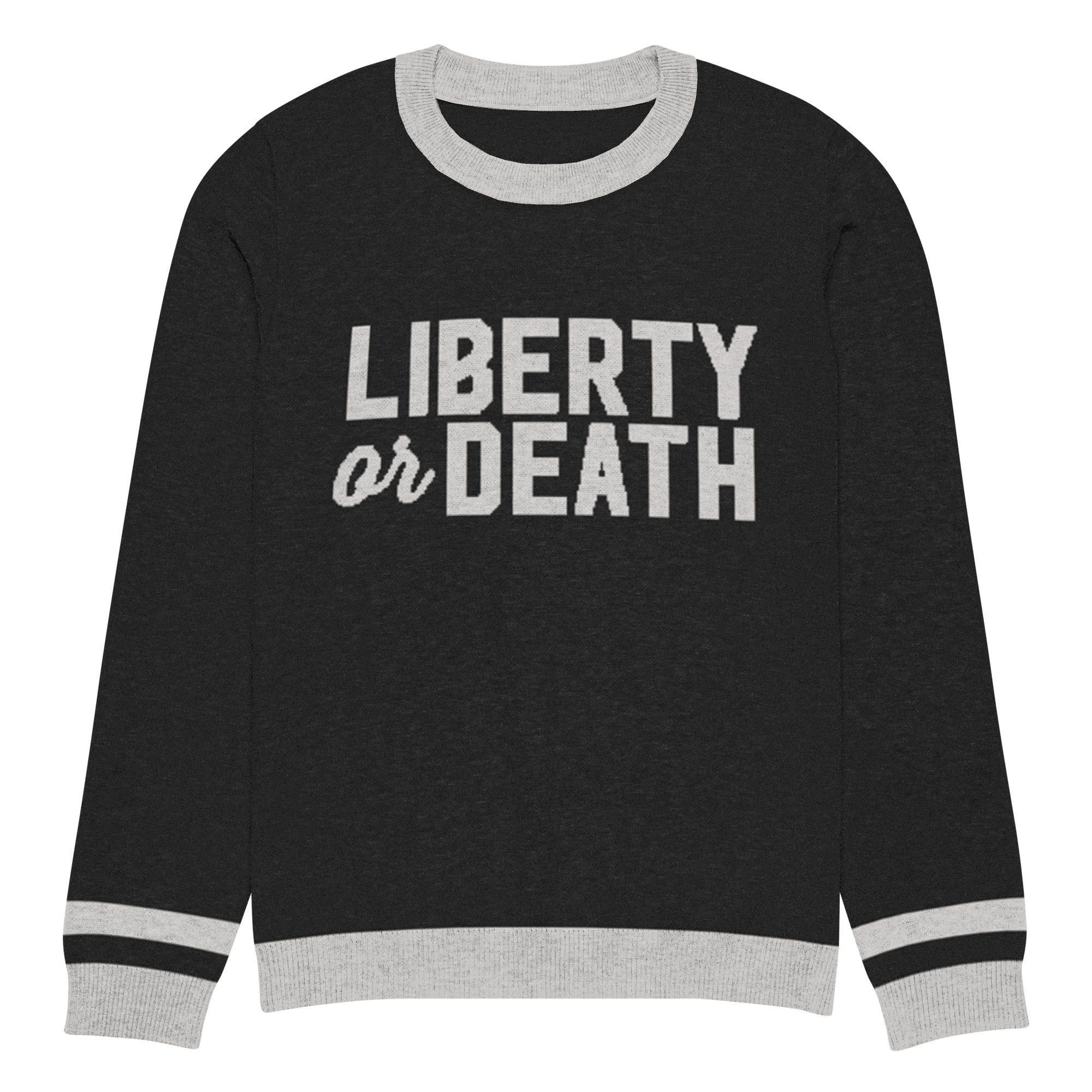 Liberty Or Death Knitted Sweater