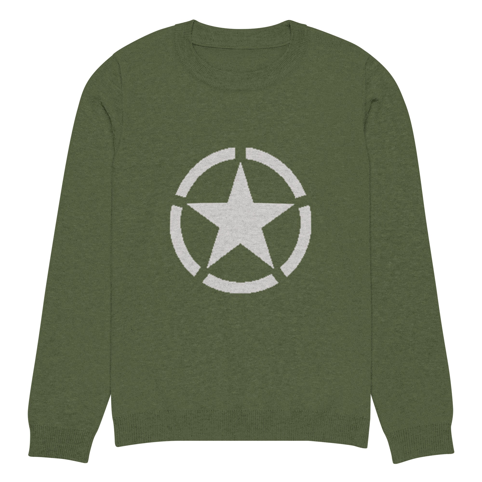 WW2 Circled Star Knitted Sweater