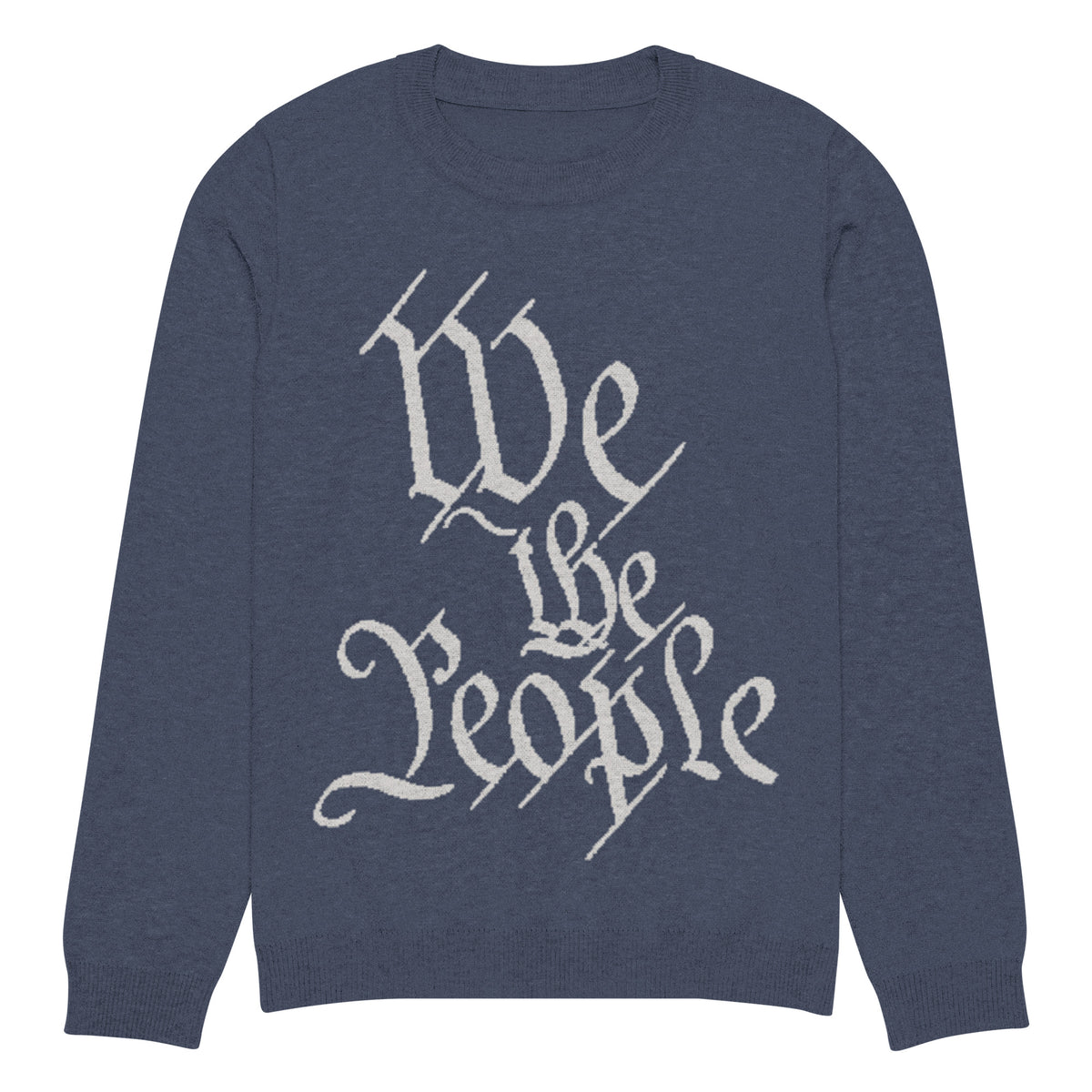 We the People Knitted Crew Neck Sweater