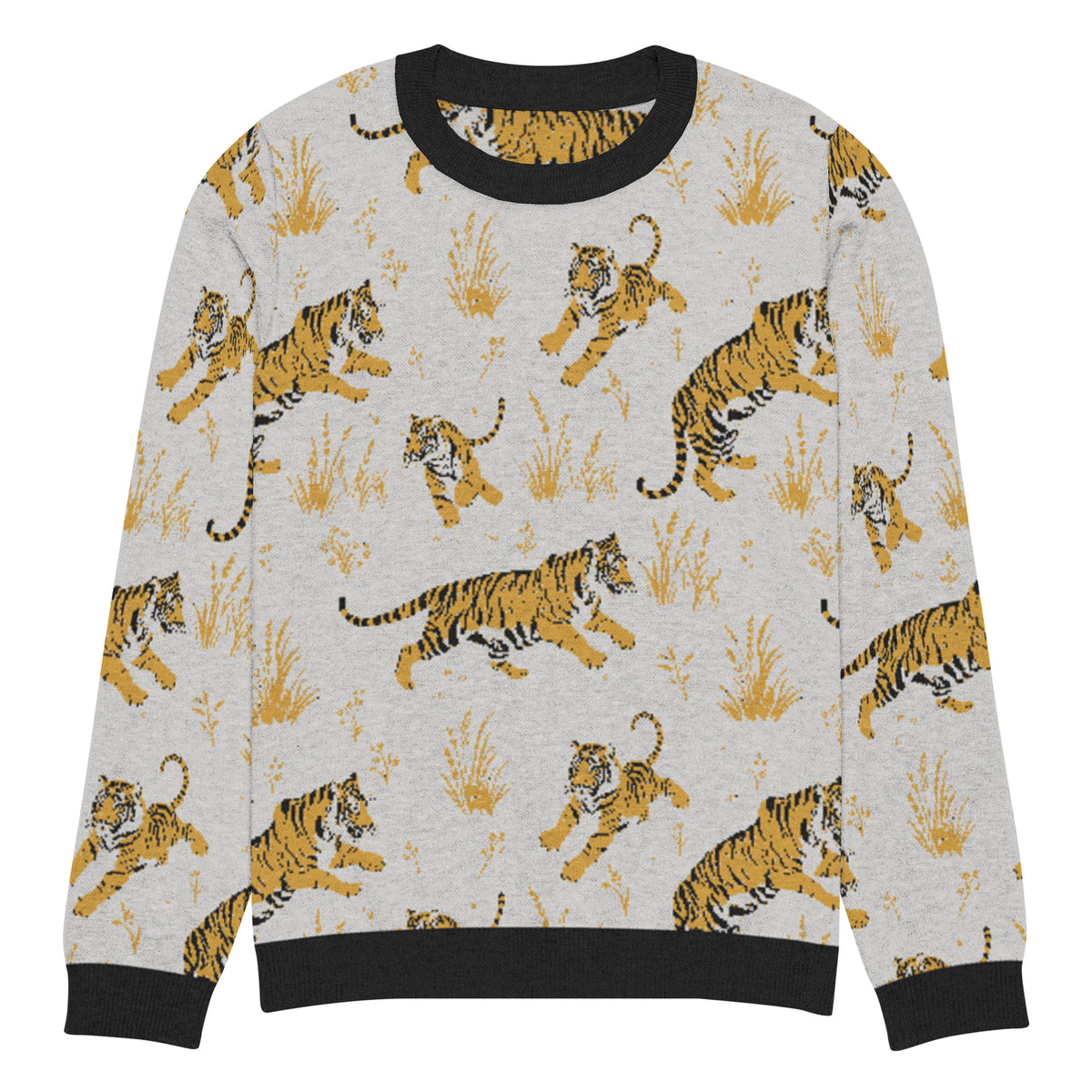 Tigers Knitted Crew Neck Sweater