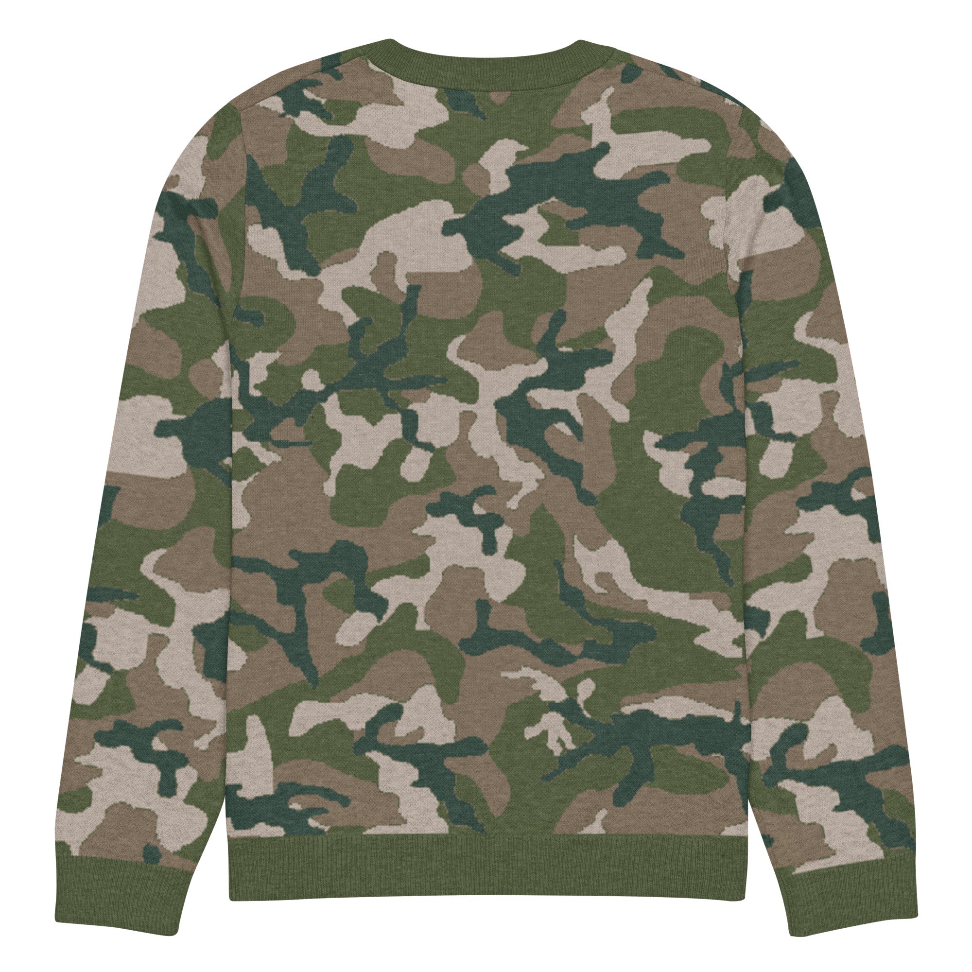 Woodland M81 Camo Knitted Crew Neck Sweater