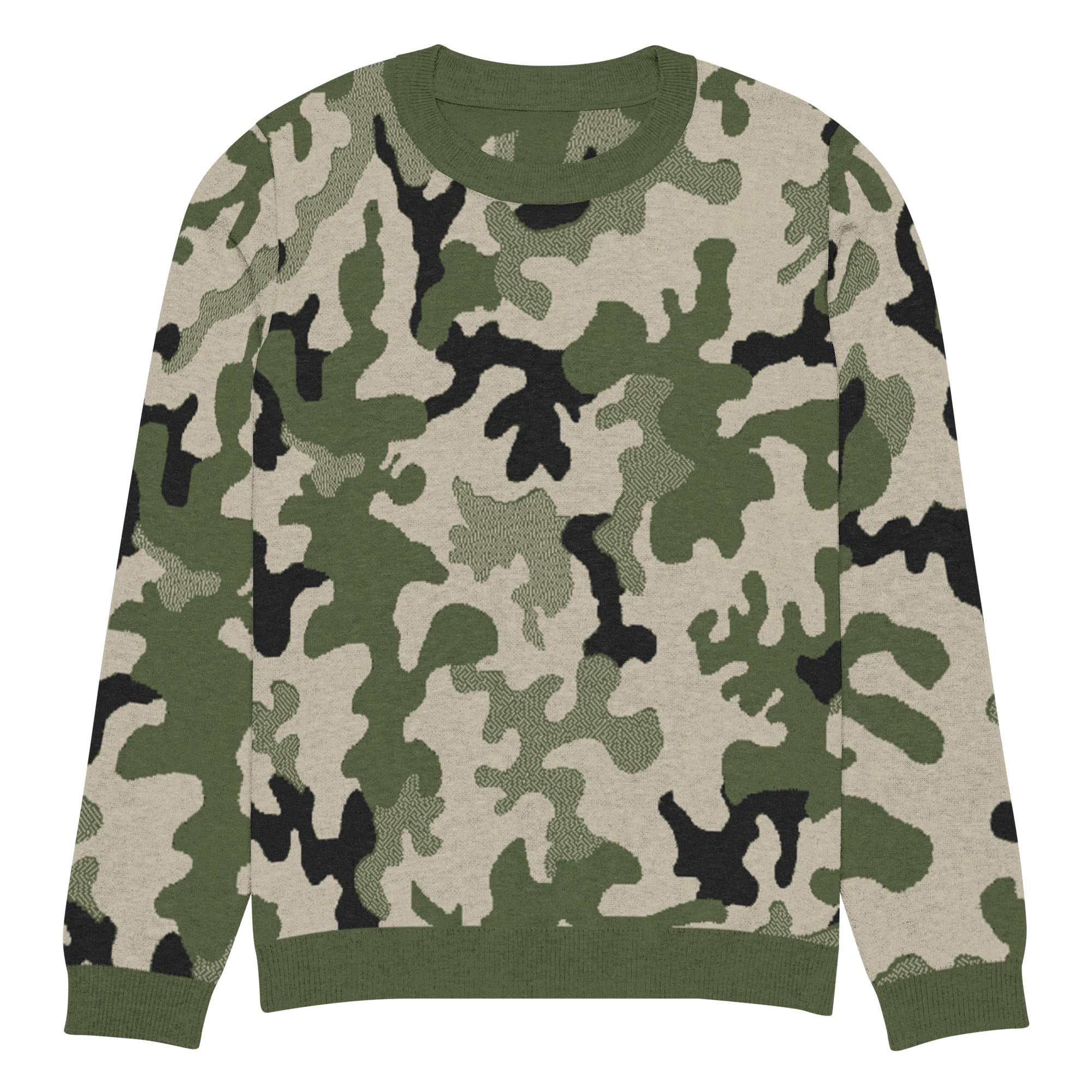 Outpost Camo Knitted Pullover Sweater