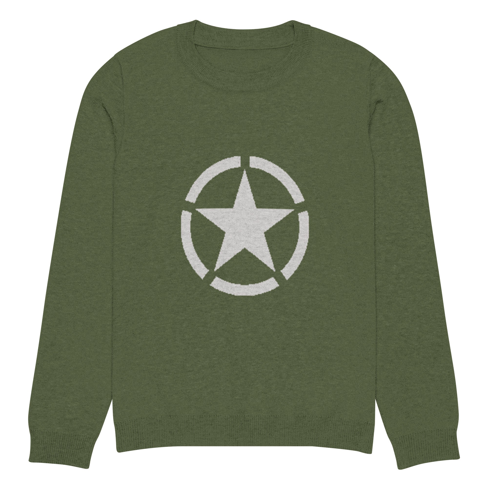 WW2 Circled Star Knitted Sweater