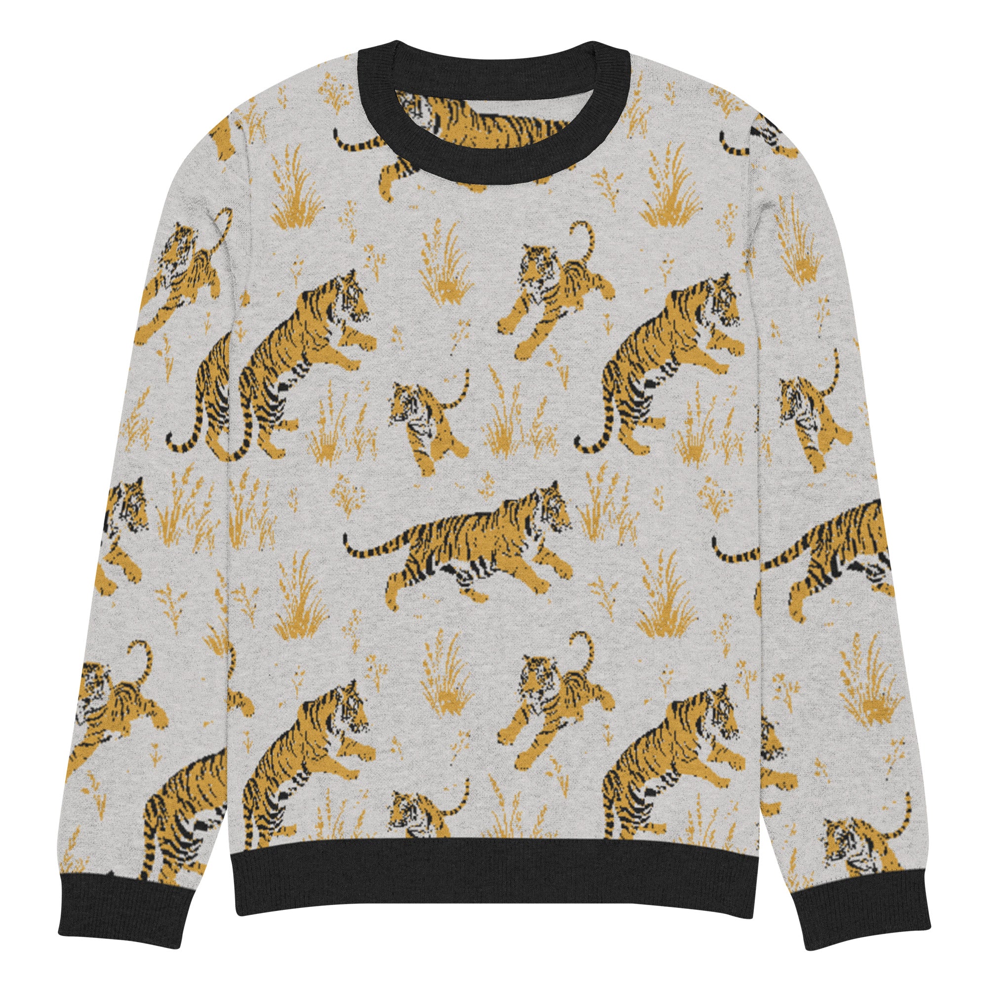 Tigers Knitted Crew Neck Sweater