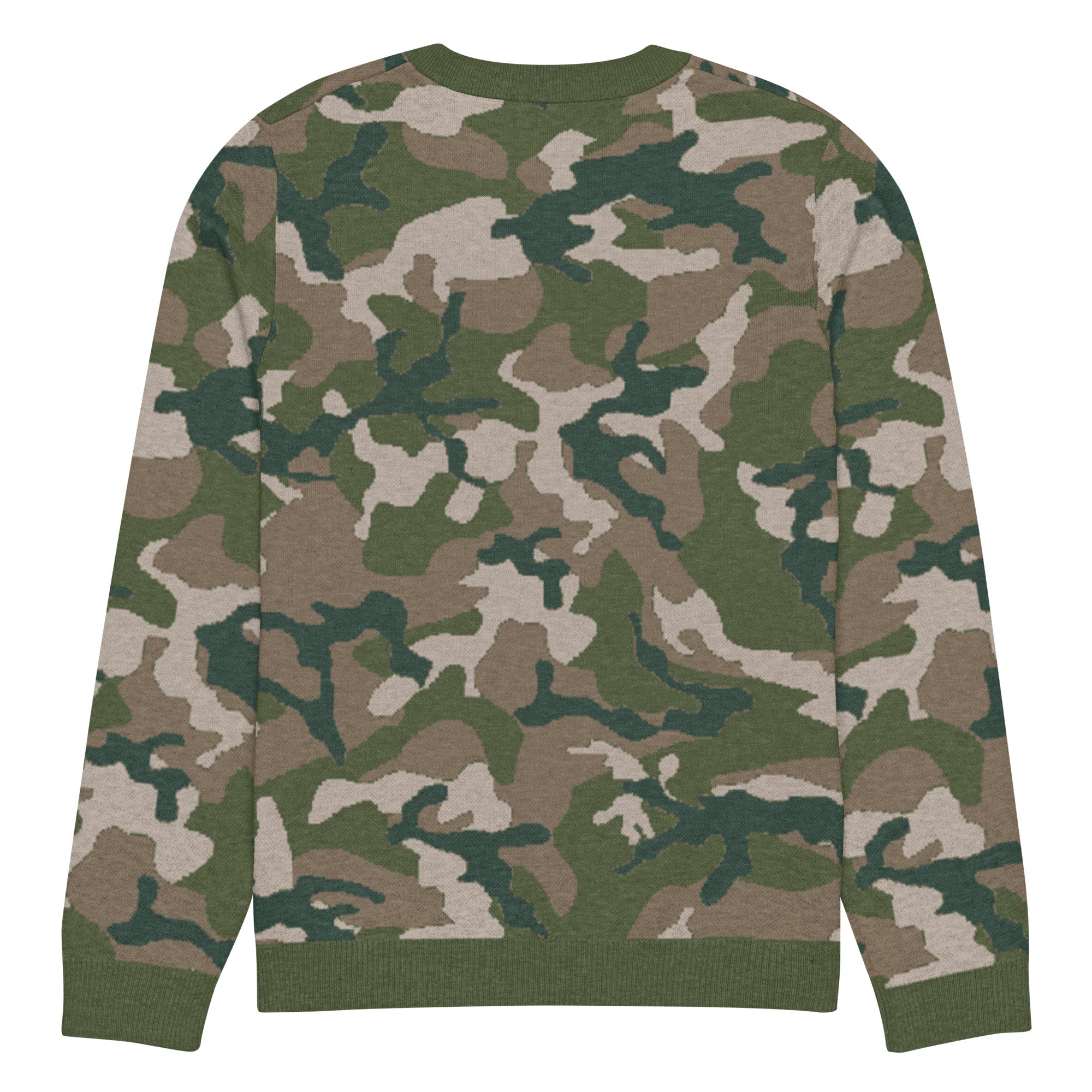 Woodland M81 Camo Knitted Crew Neck Sweater