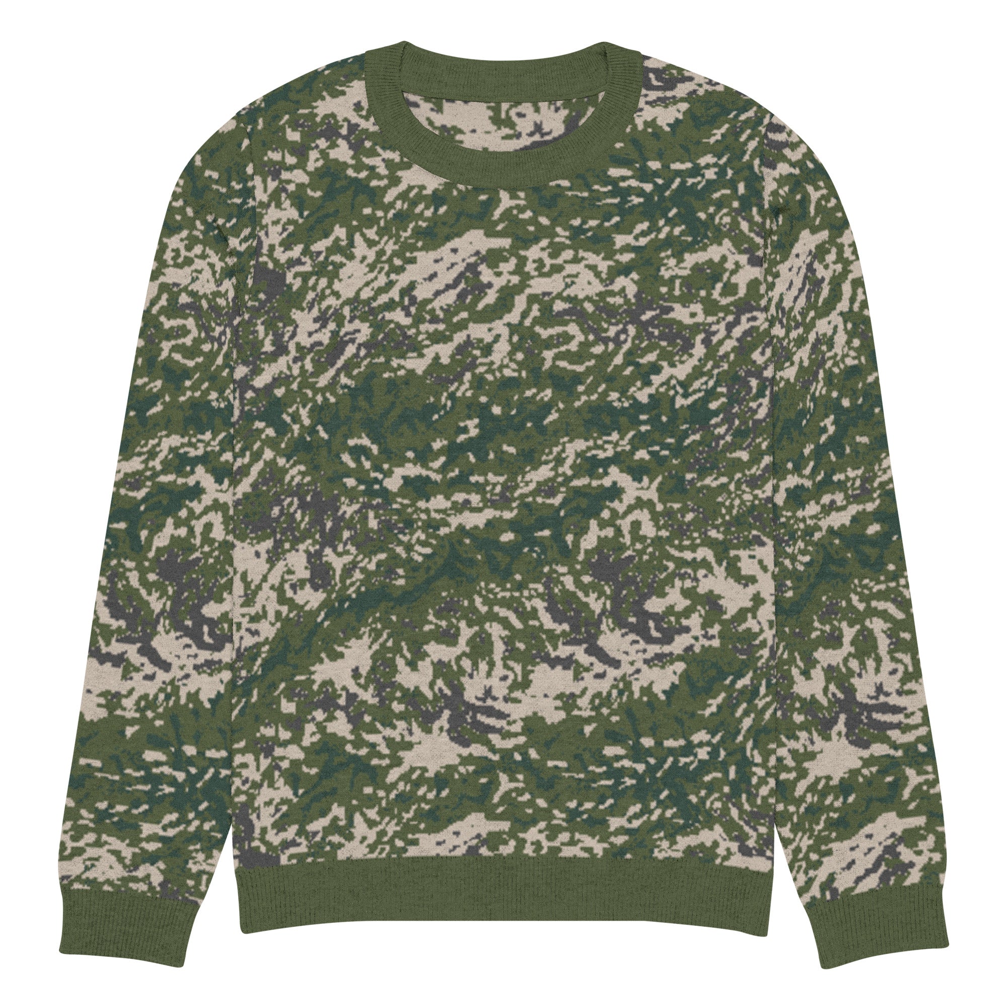 BVON Flecktarn Knitted Crew Neck Sweater