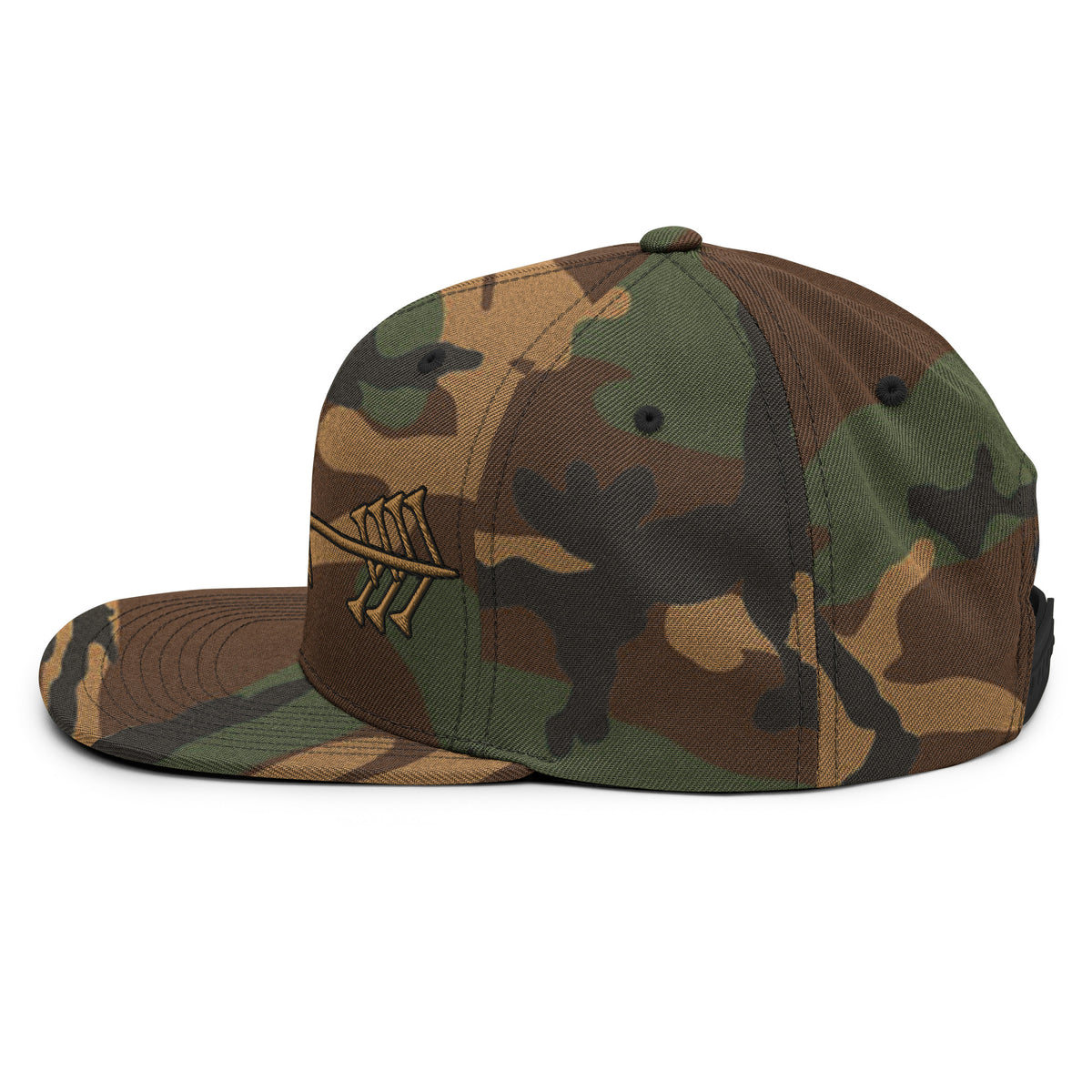 Ama-gi Cuneiform Woodland Camo Snapback Hat