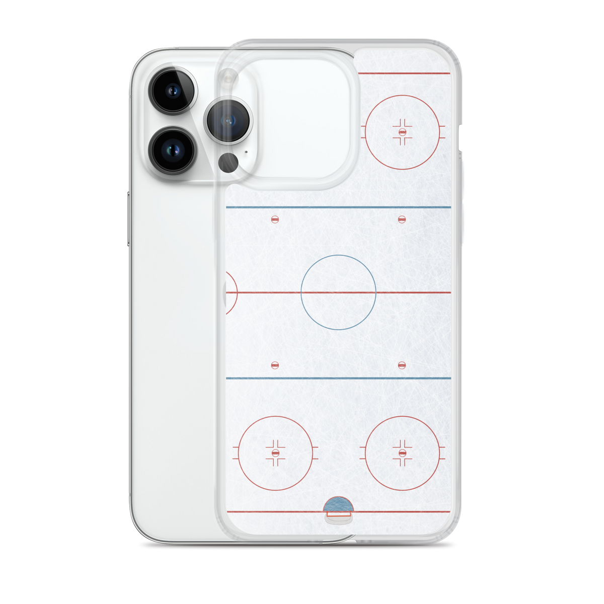 Hockey Rink MagSafe® clear case for iPhone®