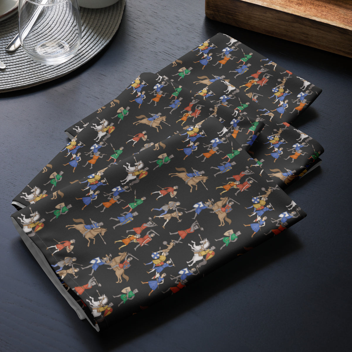 Medieval Battle Cloth Napkin Set