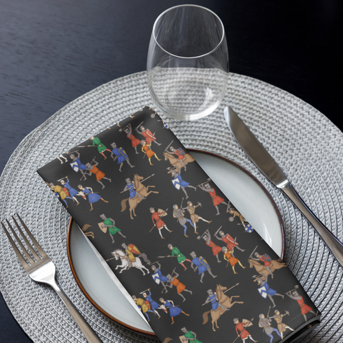 Medieval Battle Cloth Napkin Set