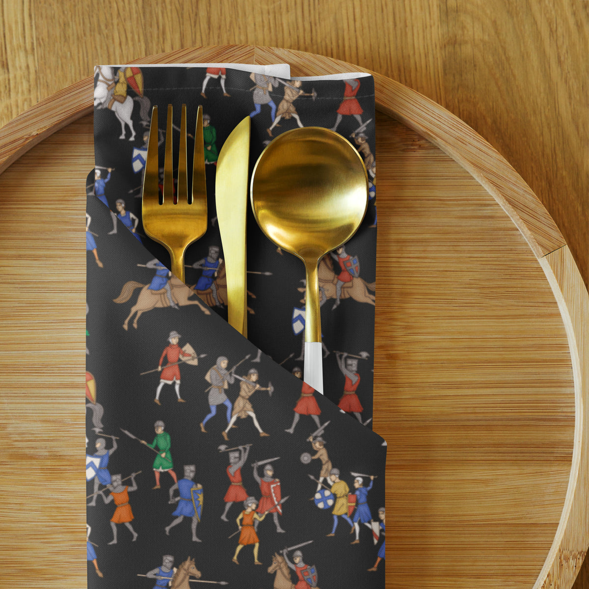 Medieval Battle Cloth Napkin Set