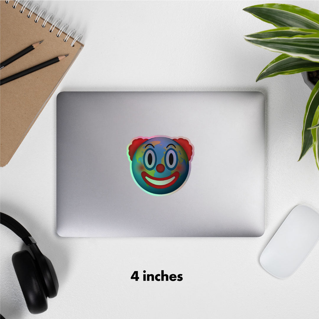 Clown World Holographic Stickers