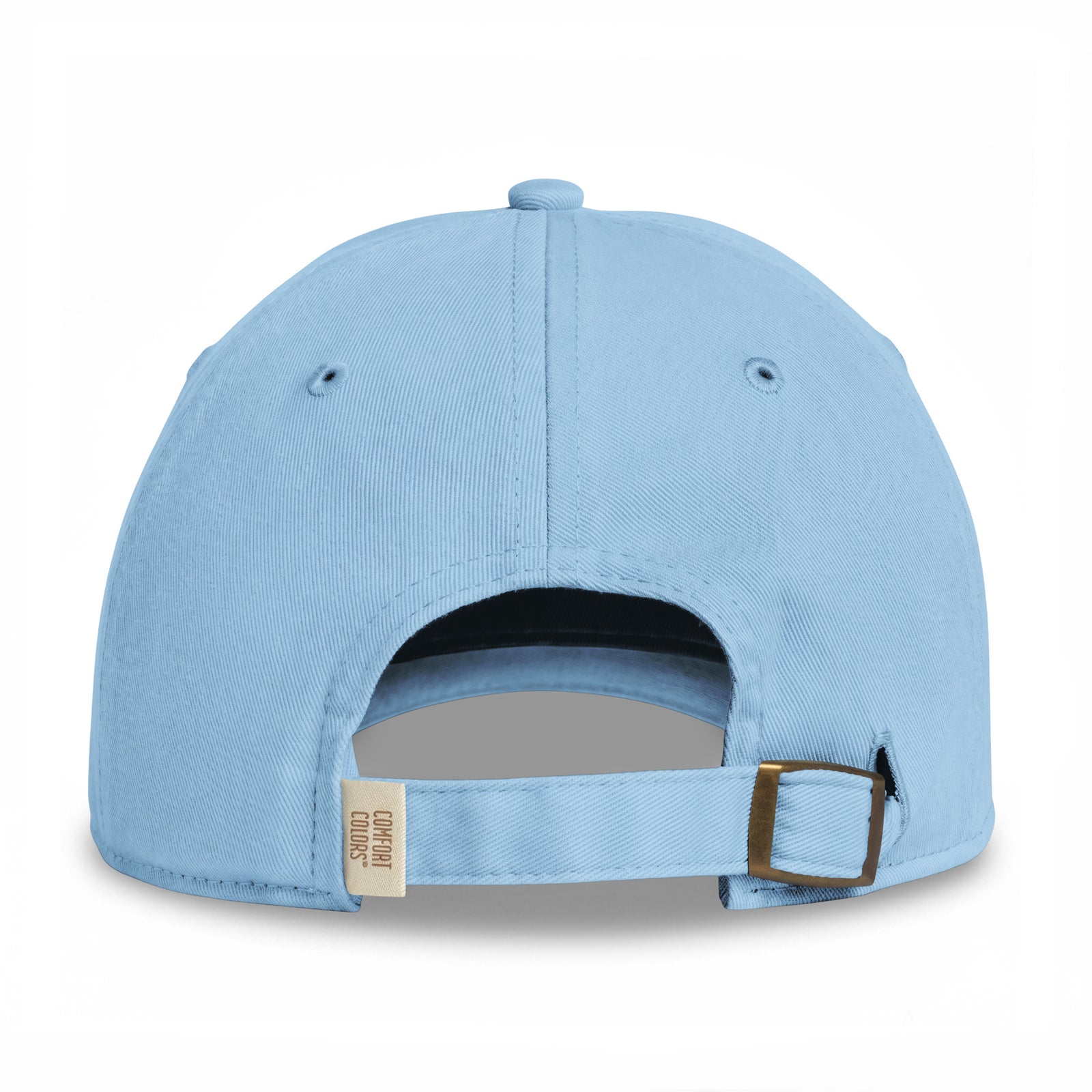 Hydrangea coastal washed cotton cap, back view with adjustable strap