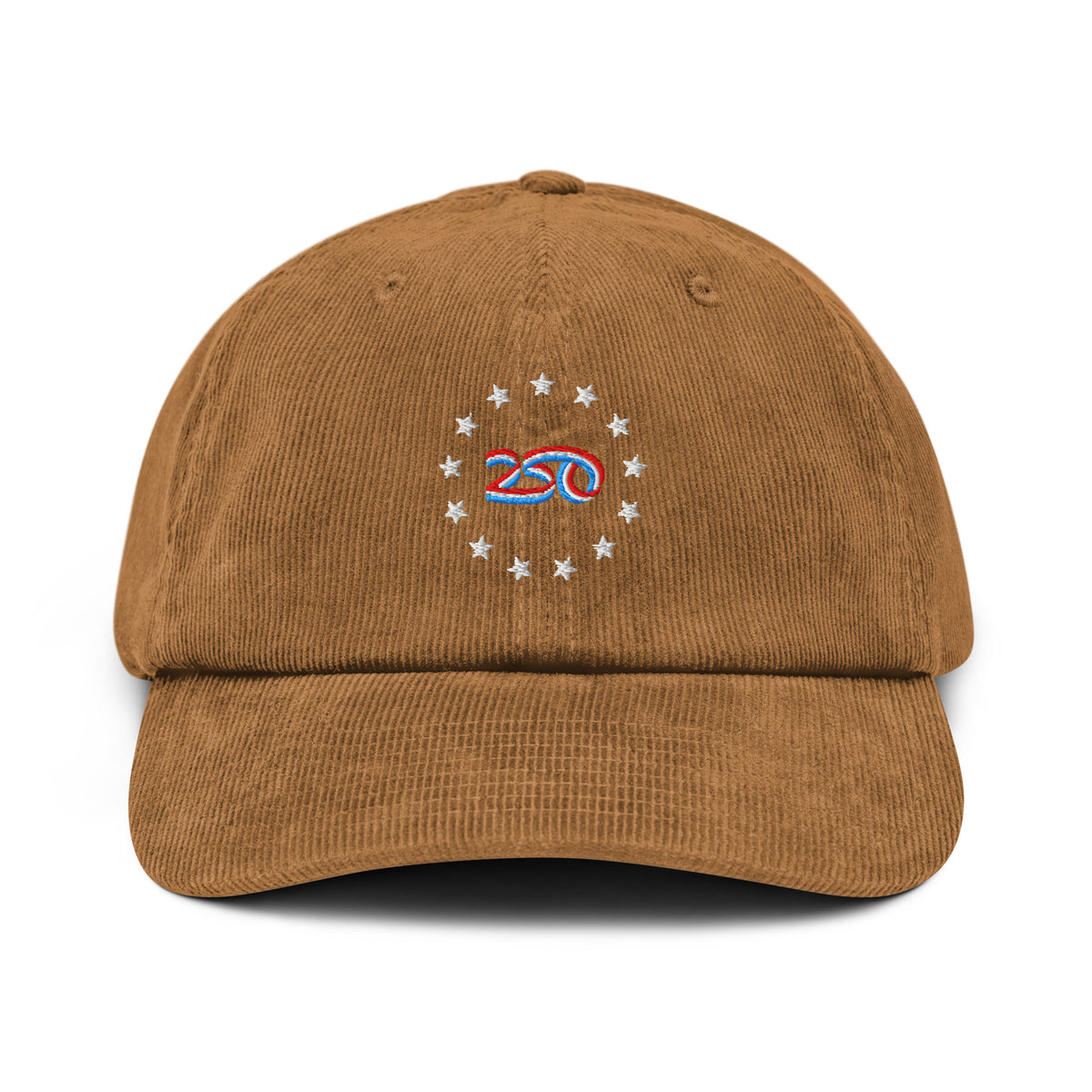 America 250 Betsy Ross Corduroy Hat product mockup for 250th anniversary of American independence