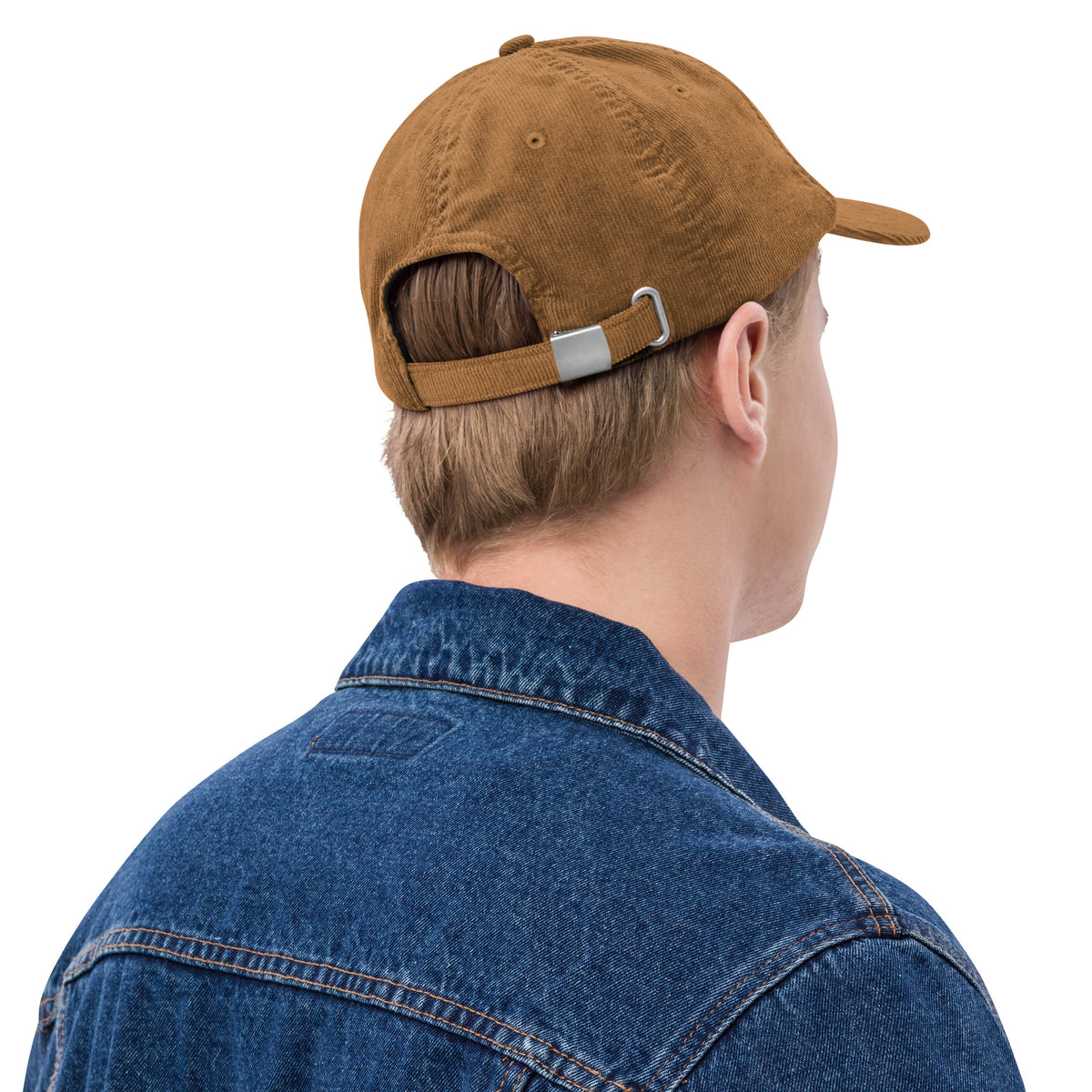 America 250 commemorative corduroy cap with Betsy Ross flag embroidery