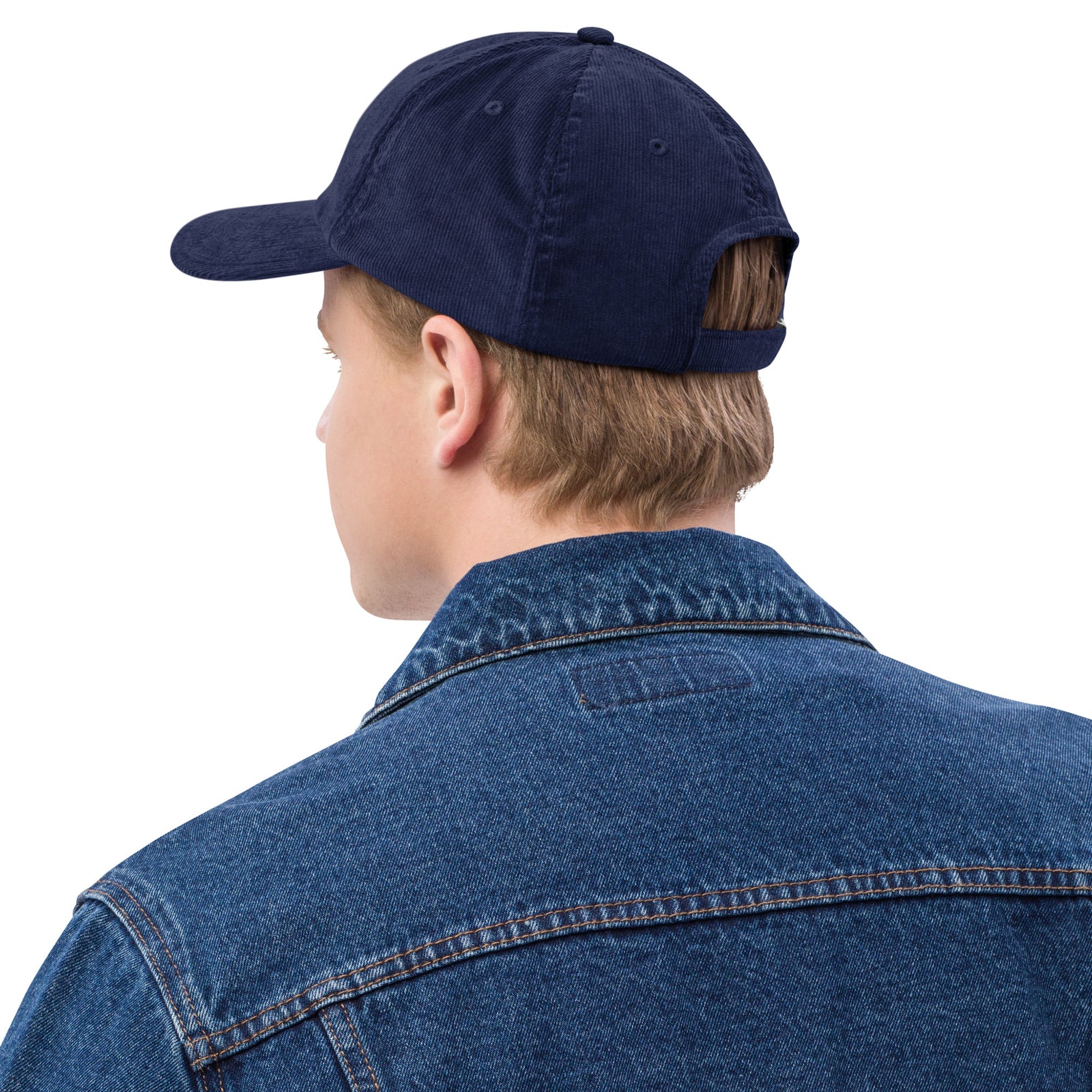 America 250 Betsy Ross 13-star flag embroidery on vintage corduroy hat