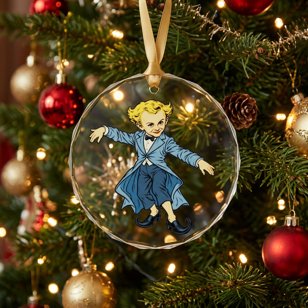 Rumpelstiltskin Tip-toe-wing in My Jawwdin Crystal Glass Ornament