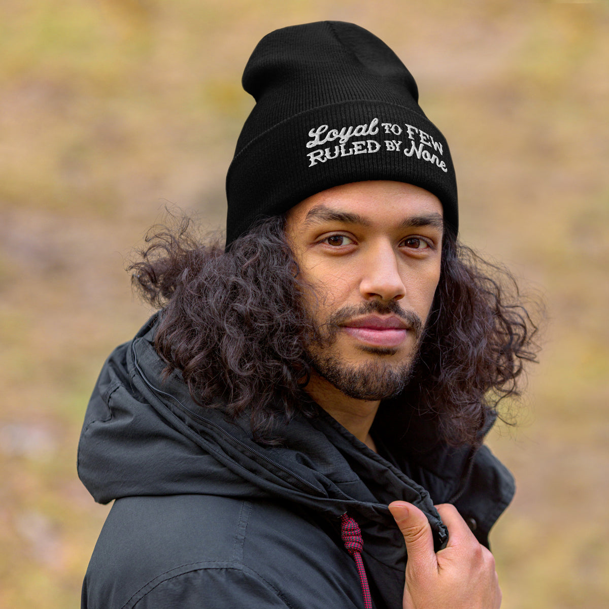 Loyal to Few Ruled By None Cuffed Beanie