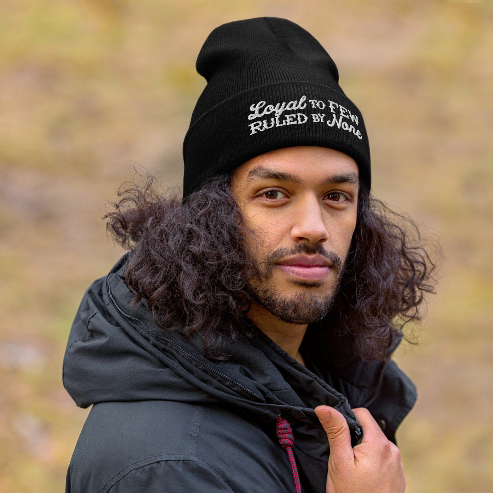 Loyal to Few Ruled By None Cuffed Beanie