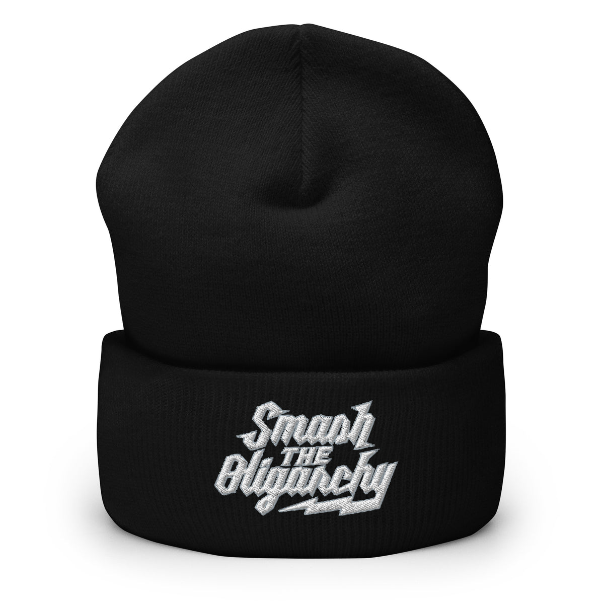 Smash the Oligarchy Cuffed Beanie